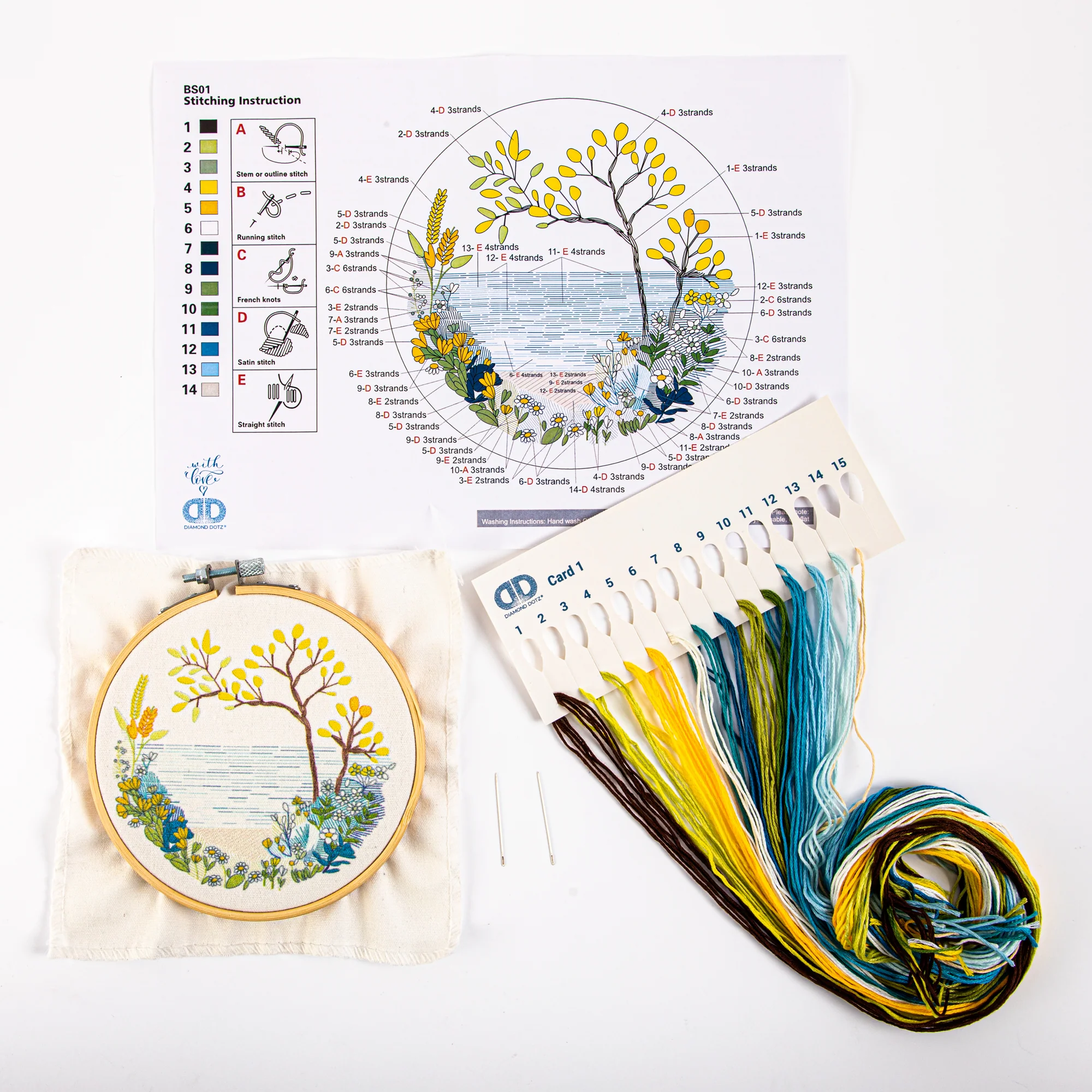Diamond Dotz Wild Ocean Embroidery Kit - 5.0" - Image 5