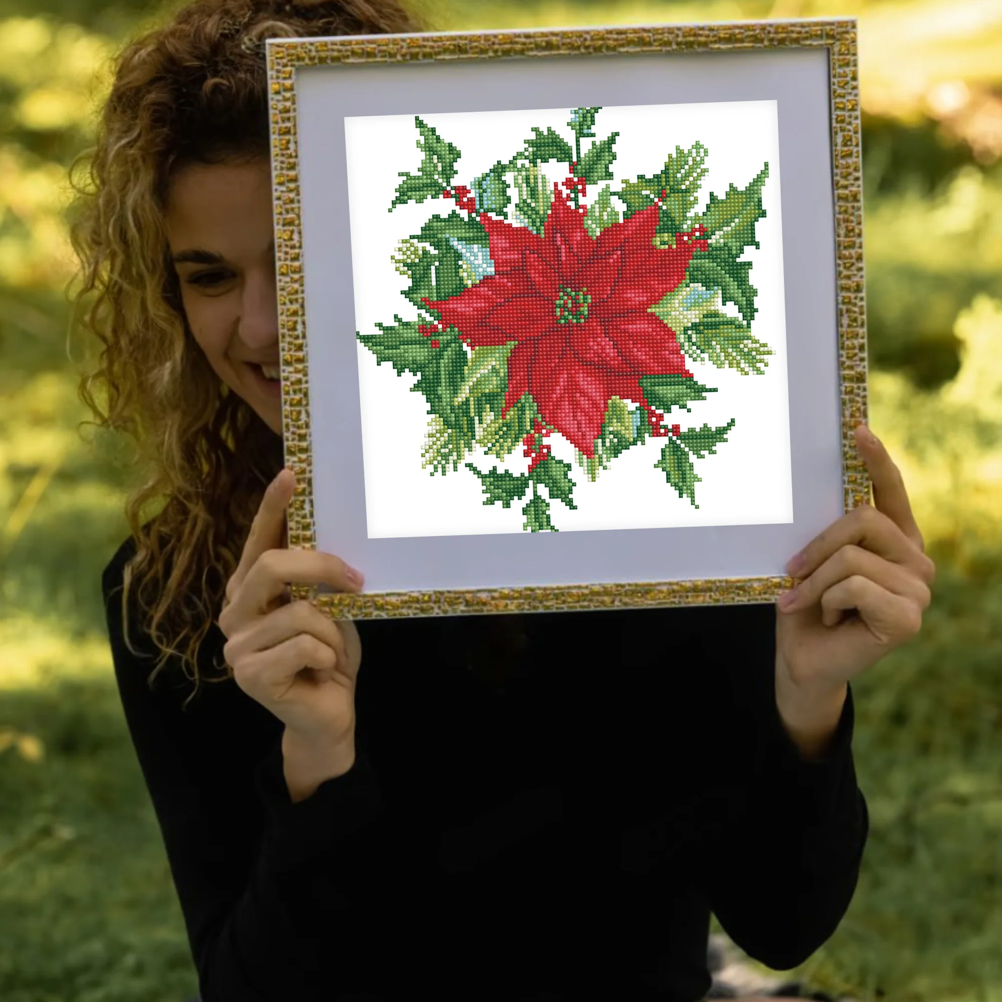 Diamond Dotz Festive Bouquet - 12.6" x 12.6" - Image 4