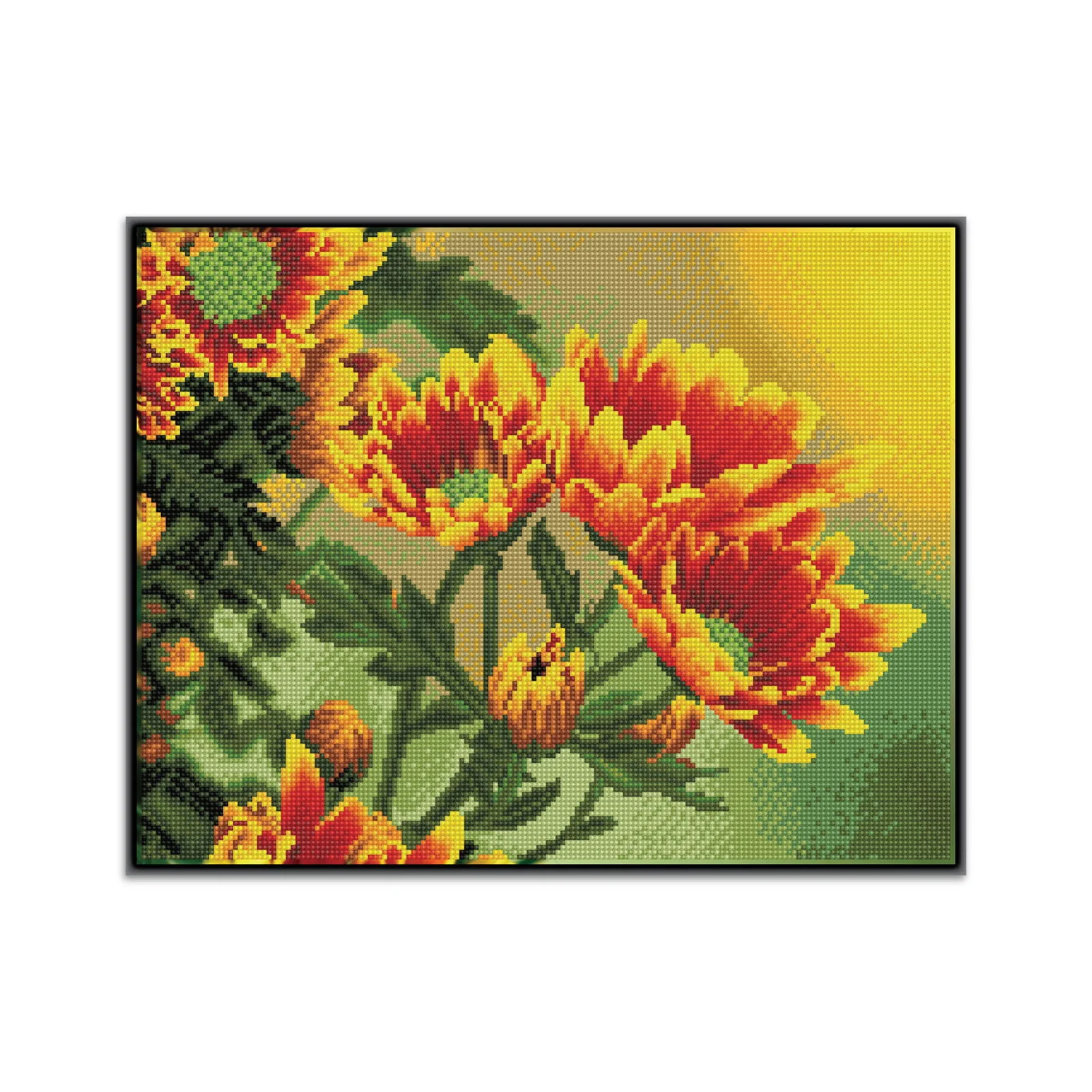 Diamond Dotz Field Daisies Pre-Framed Kit - 13.8" x 17.7" - Image 2