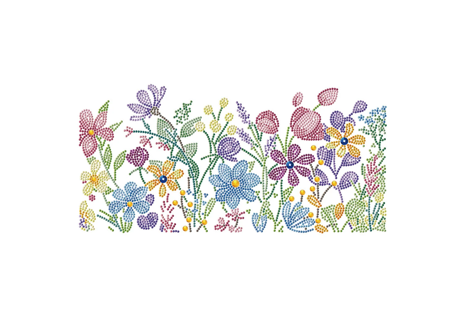 Diamond Dotz Decor Decorative Box Field Flowers - 15.8" x 7.9" - Image 5