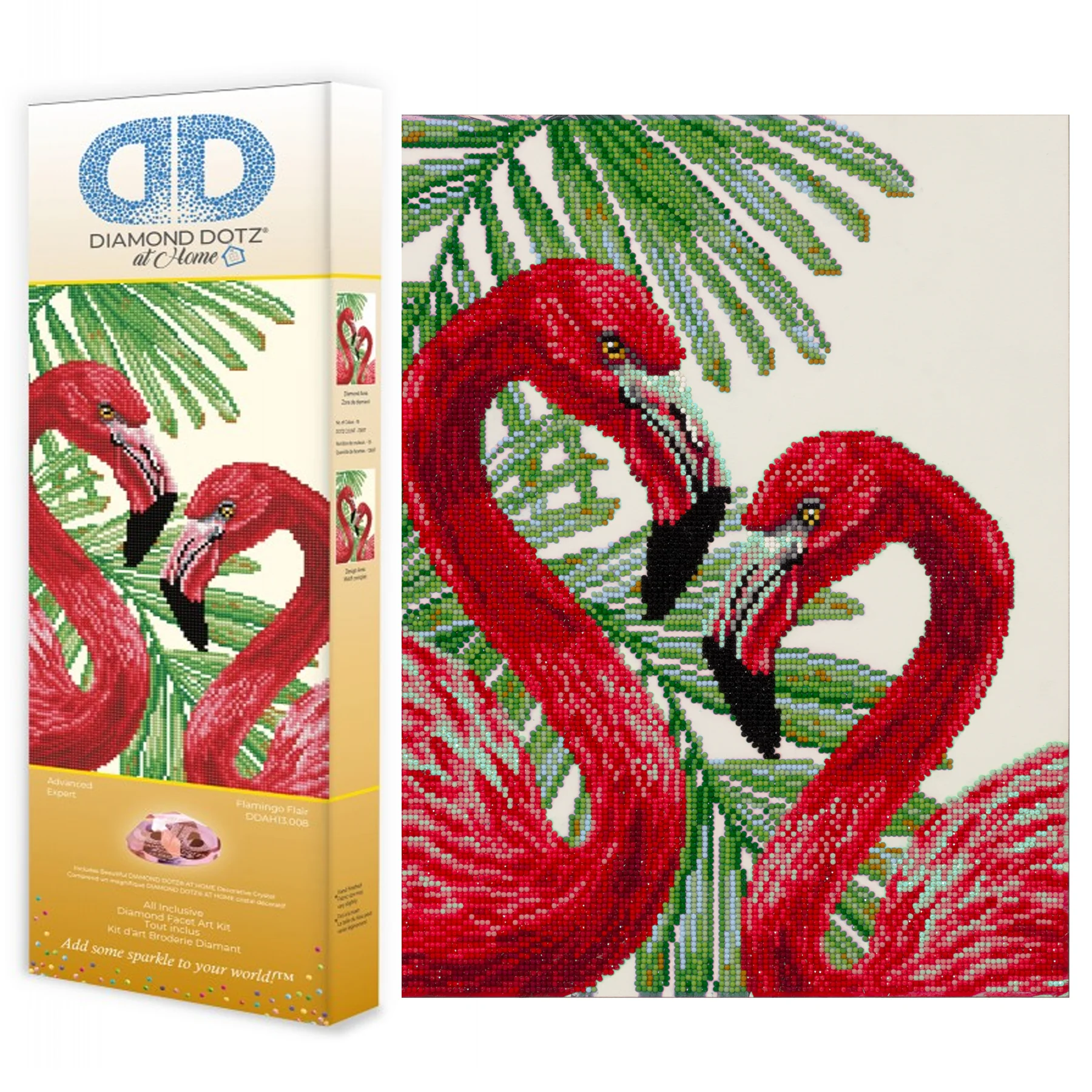 Diamond Dotz Flamingo Flair - 13.8" x 17.7" - Image 3