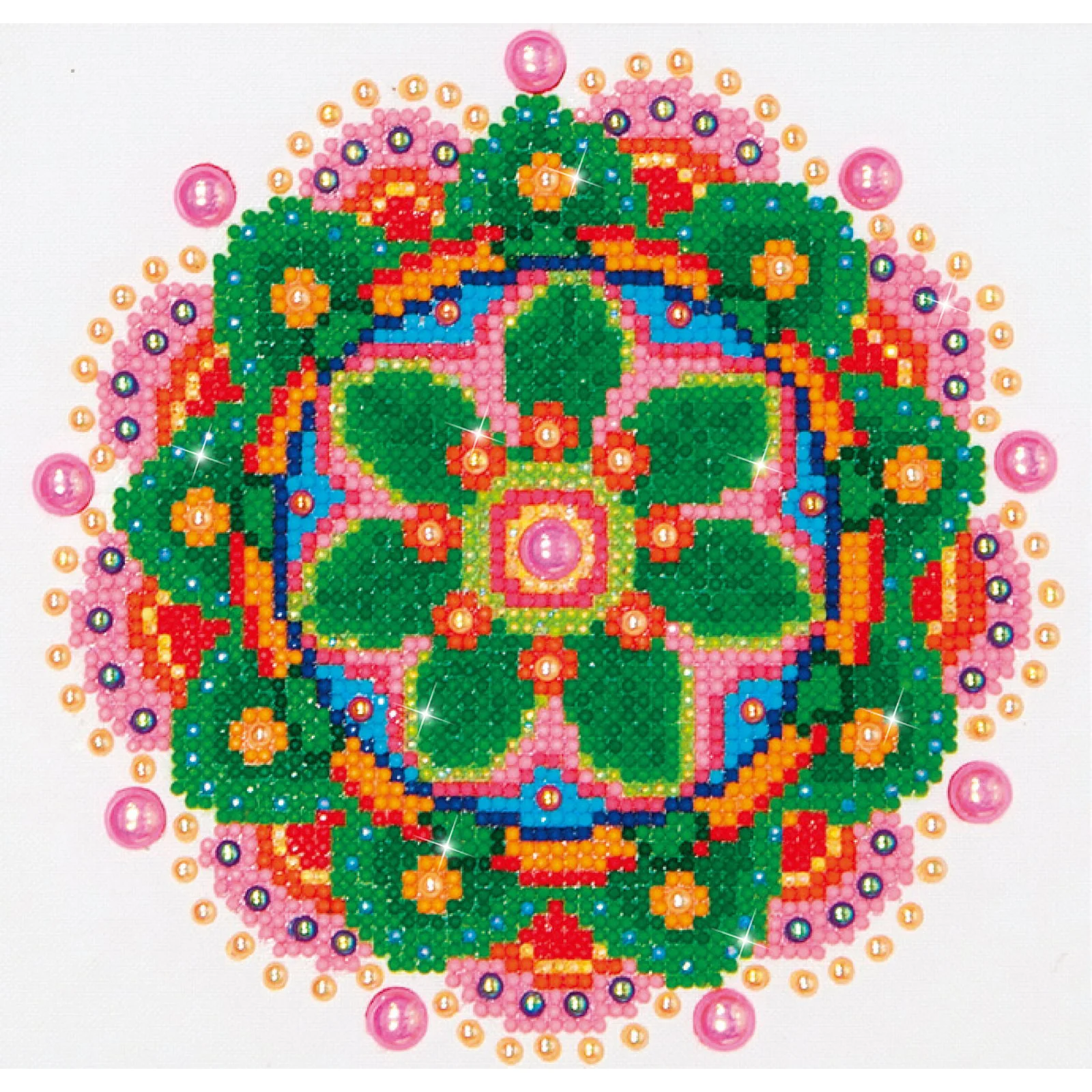 Diamond Dotz Flower Mandala - 10.0" x 8.0" - Image 6