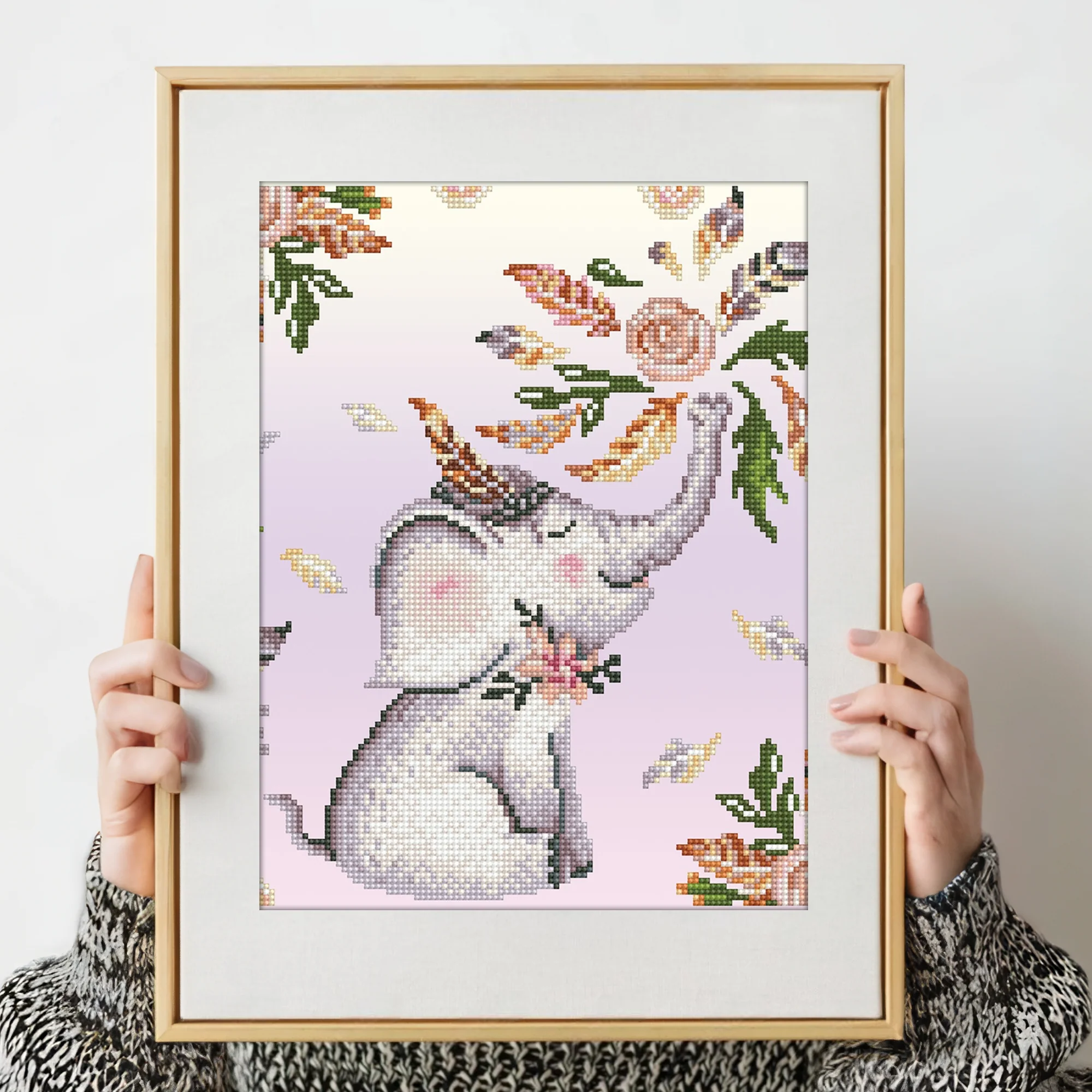 Diamond Dotz Flower Shower - 12.6" x 14.6" - Image 2