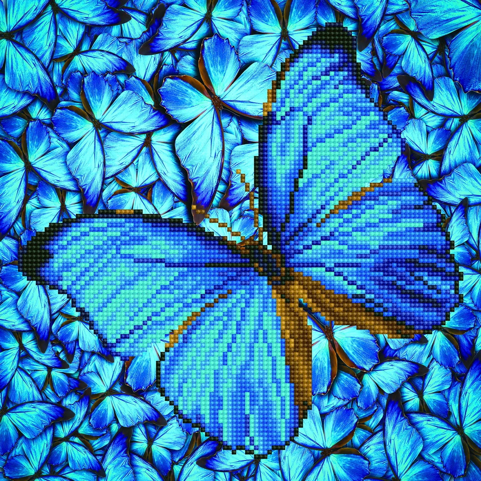 Diamond Dotz Flutter By Blue - 12.0" x 12.0"
