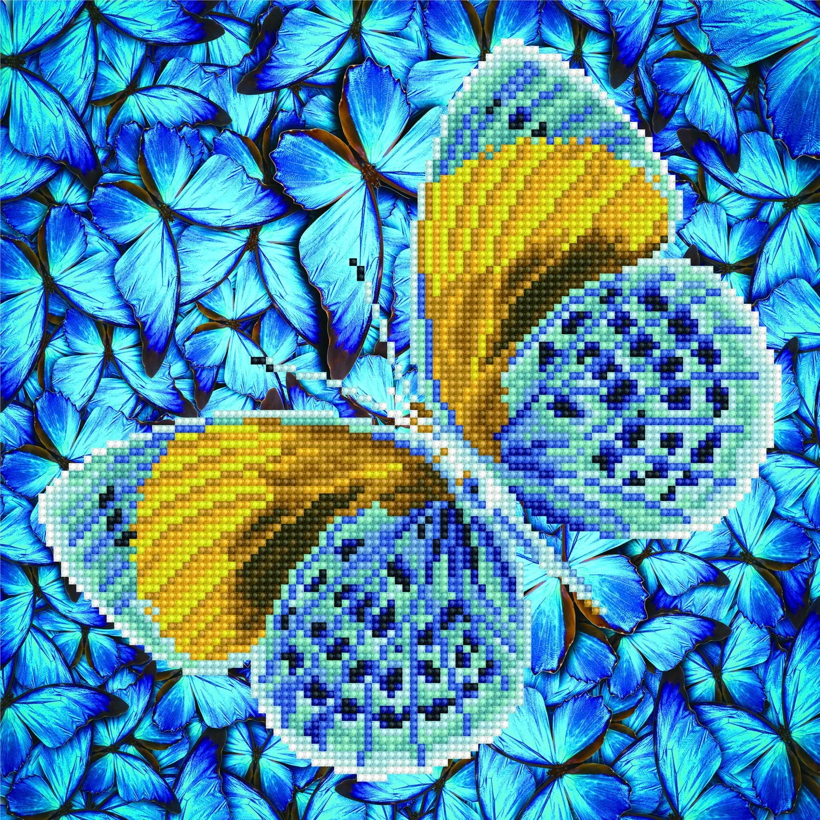 Diamond Dotz Flutter By Gold - 12.0" x 12.0"