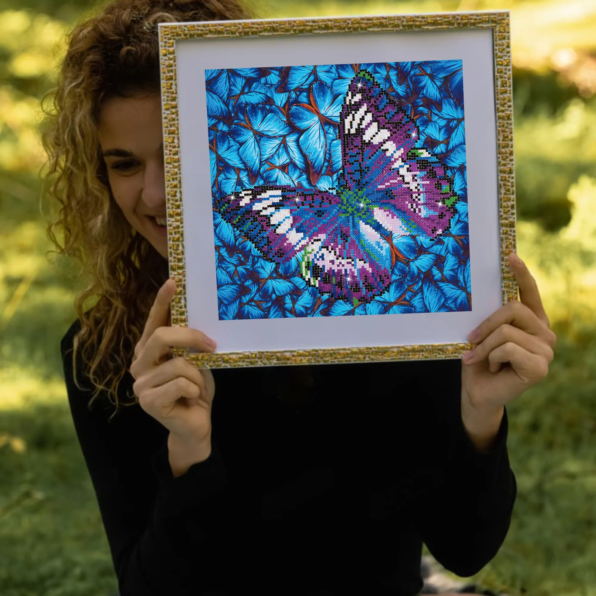 Diamond Dotz Flutter By Mauve - 12.0" x 12.0" - Image 3