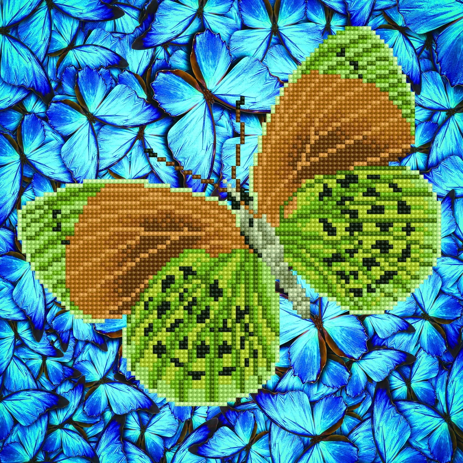 Diamond Dotz Flutterby Earth - 12.0" x 12.0"
