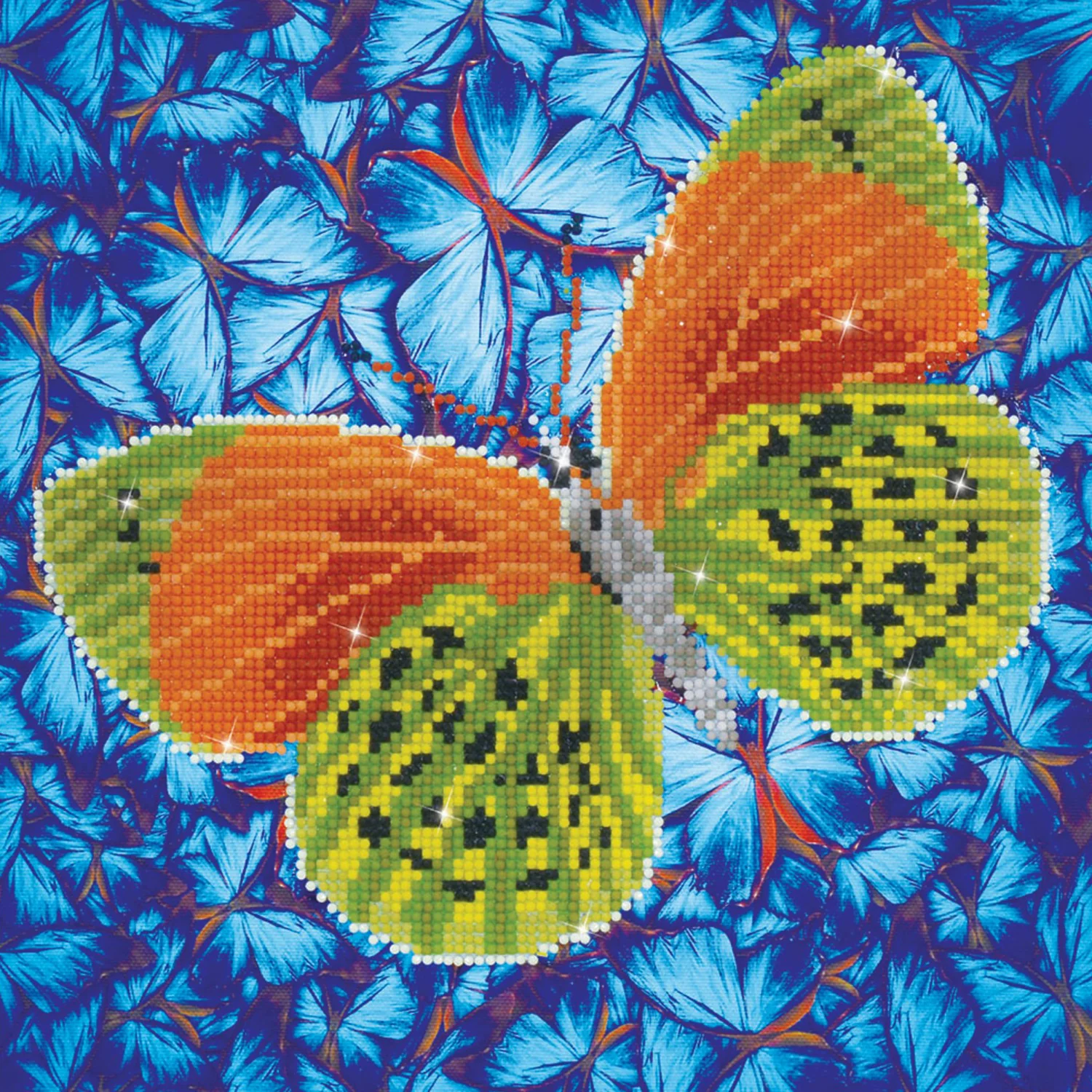 Diamond Dotz Flutterby Earth - 12.0" x 12.0" - Image 6
