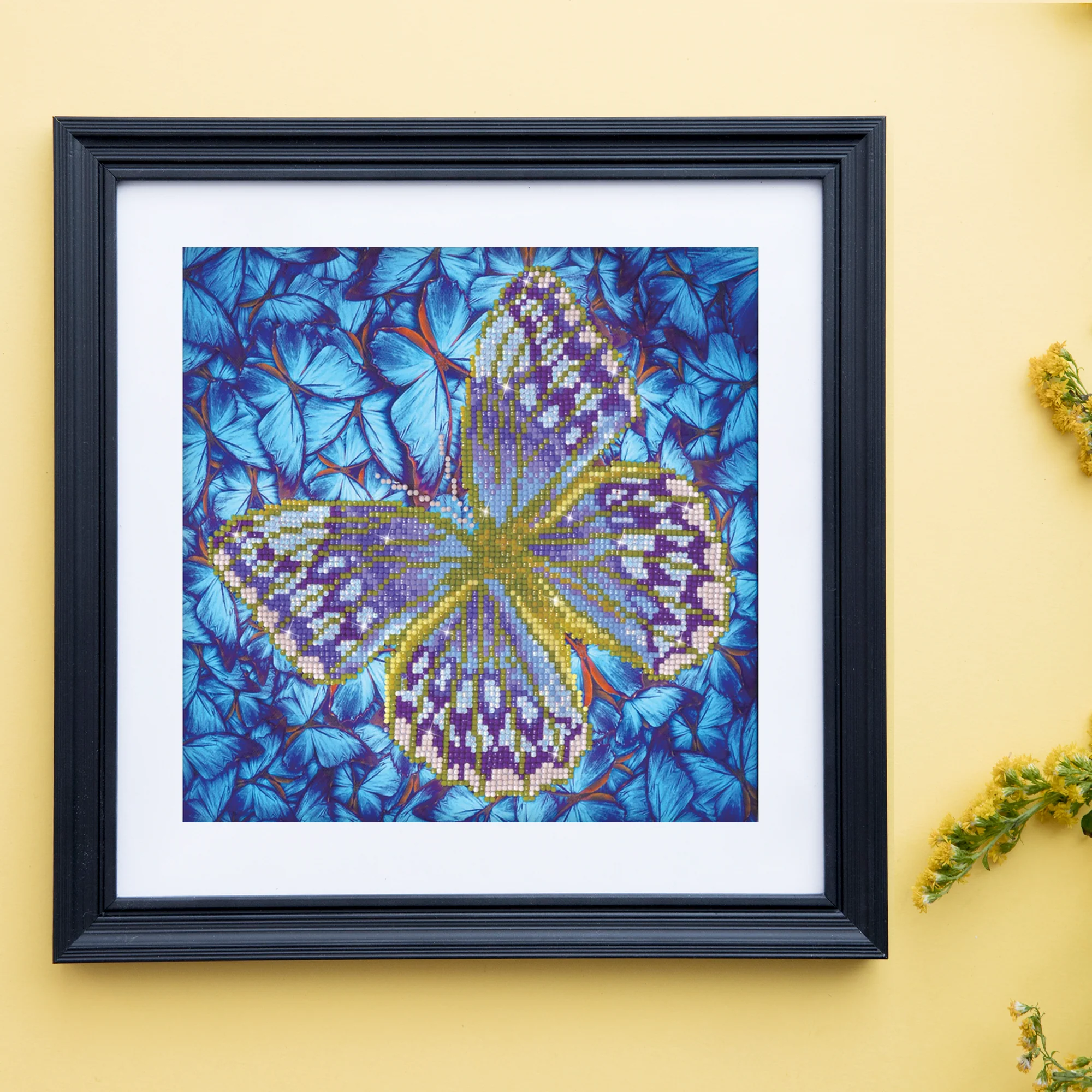 Diamond Dotz Flutterby Silver - 12.0" x 12.0" - Image 2