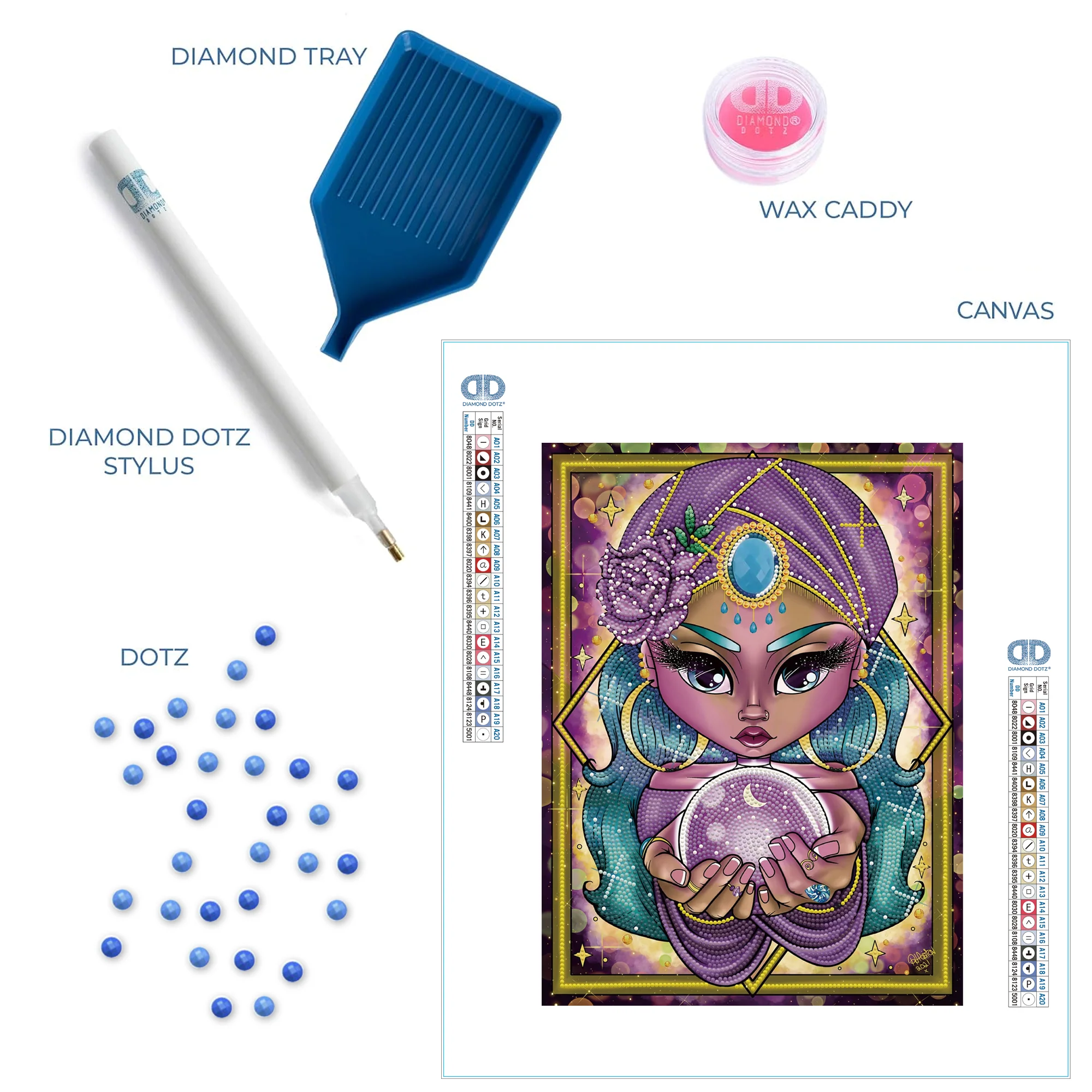Diamond Dotz Fortune Teller - 11.8" x 15.8" - Image 6