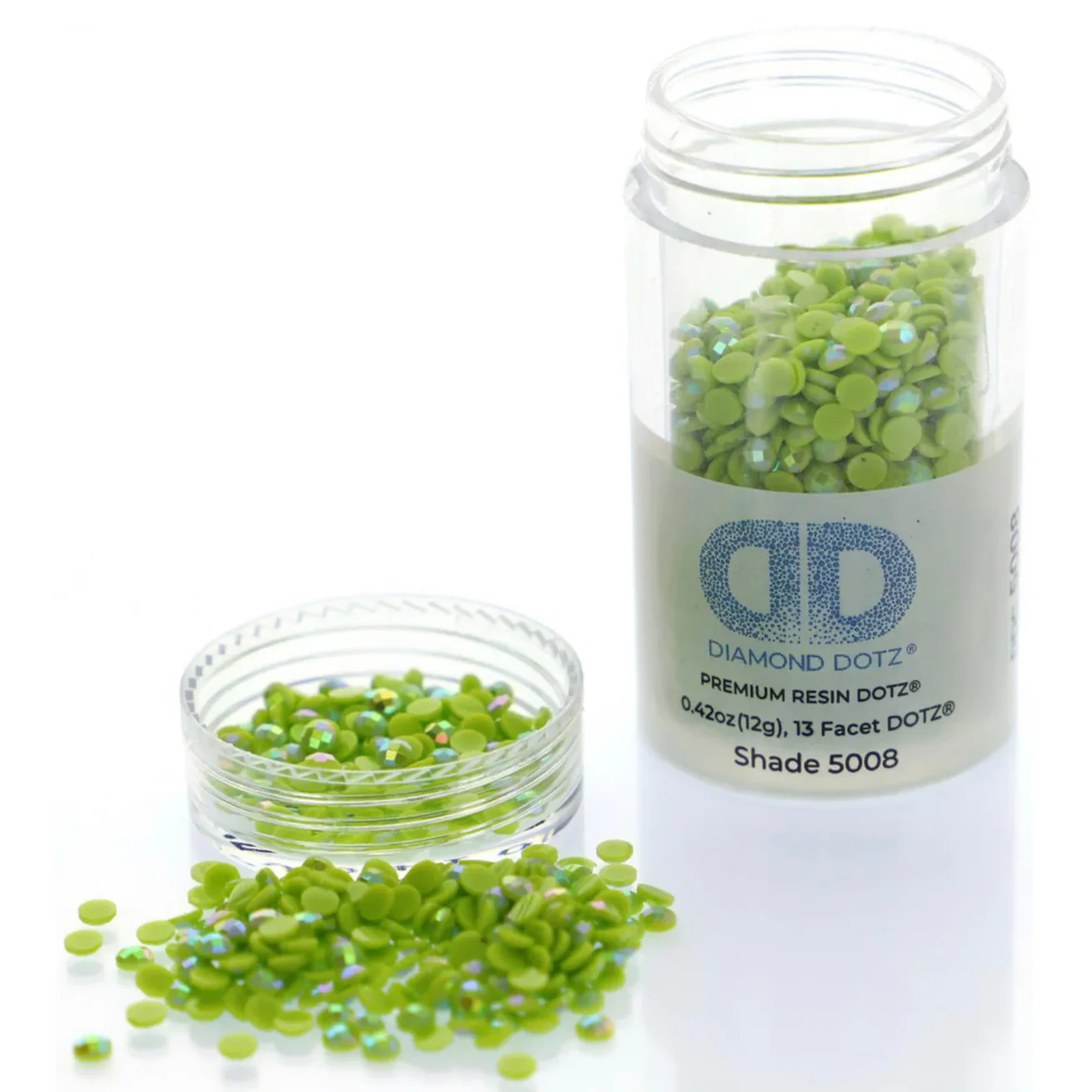 Diamond Dotz 2.8MM 12G DOTZ Cylinder - Bright Green AB - Image 6