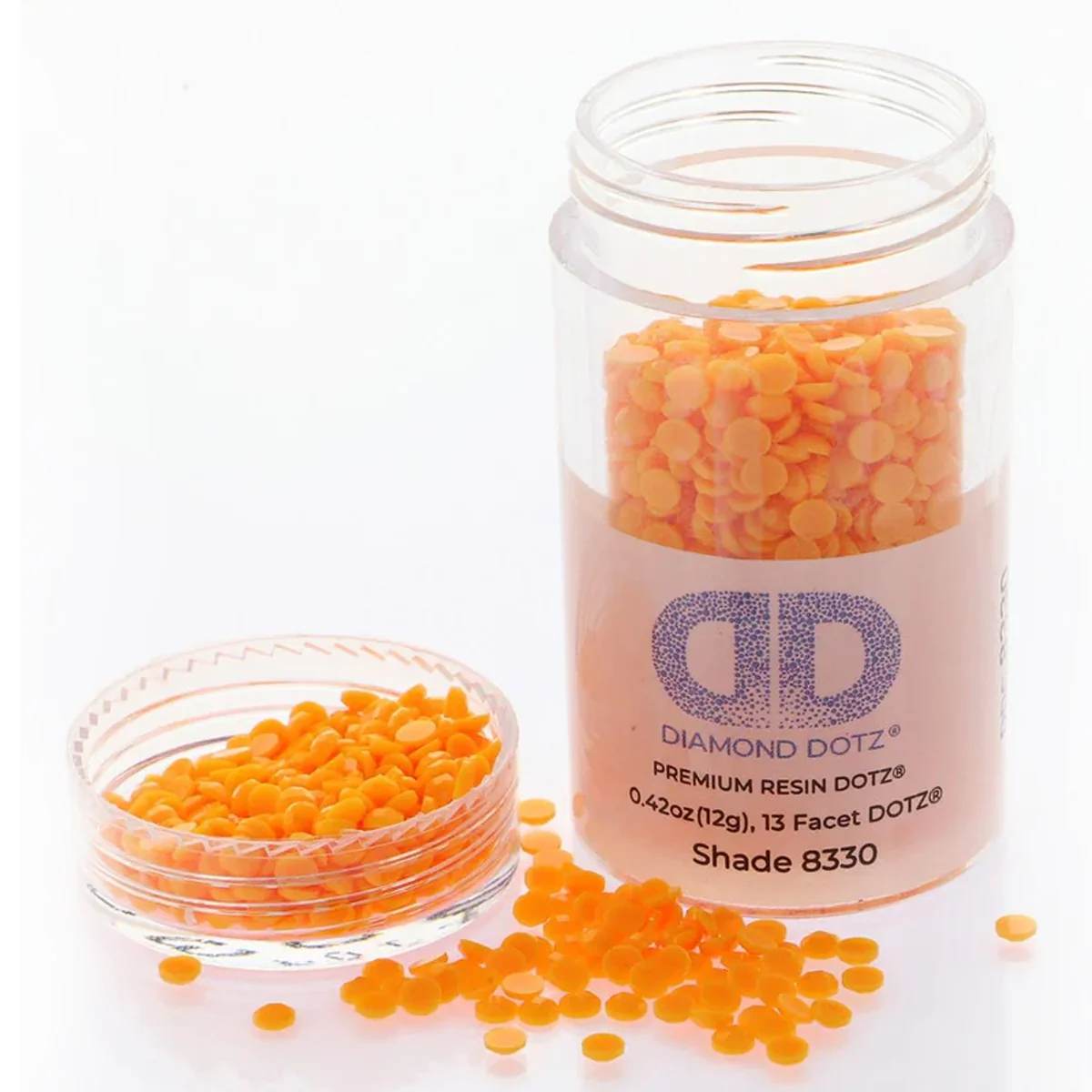 Diamond Dotz 2.8MM 12G DOTZ Cylinder - Light Orange - Image 7