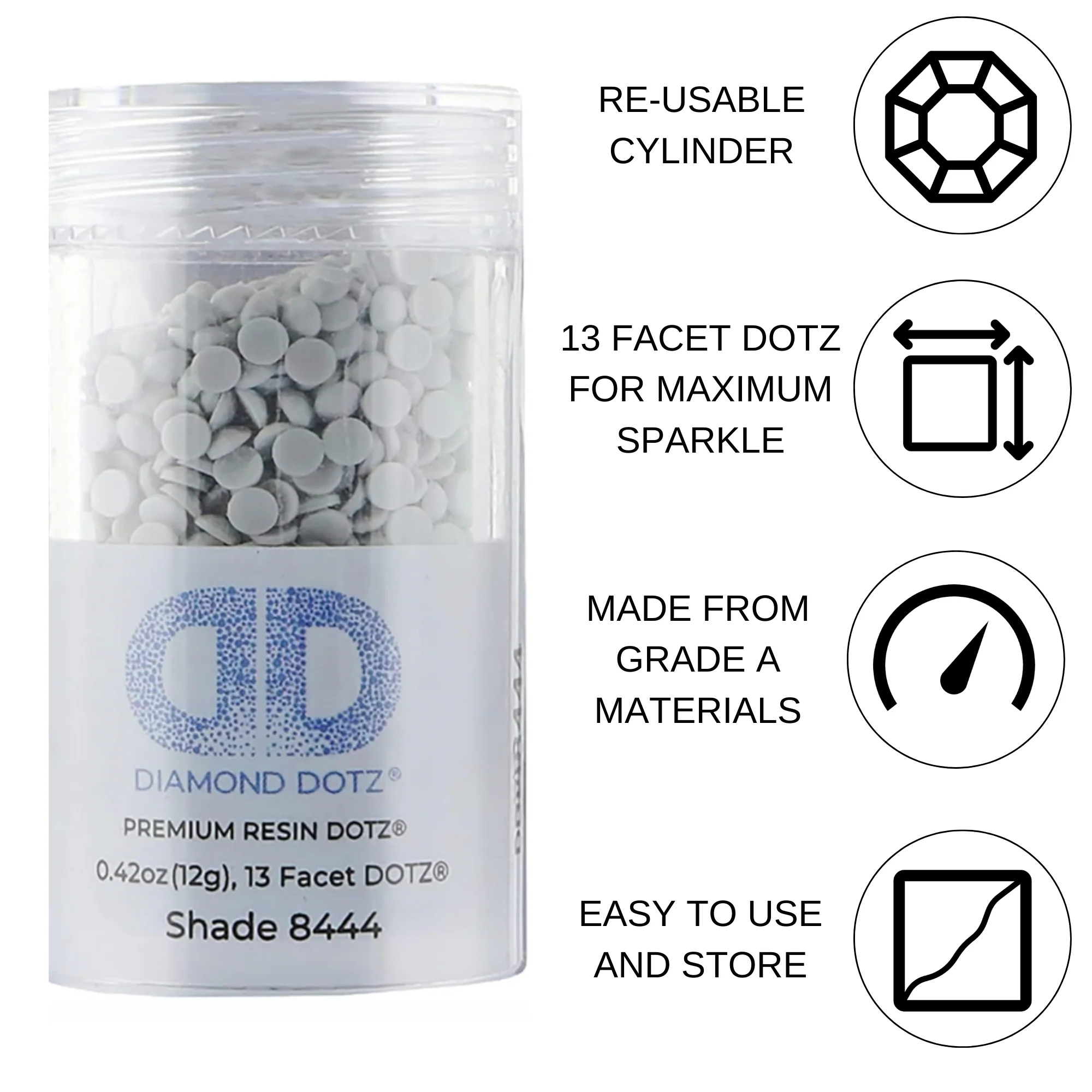 Diamond Dotz 2.8MM 12G DOTZ Cylinder - Mist - Image 4