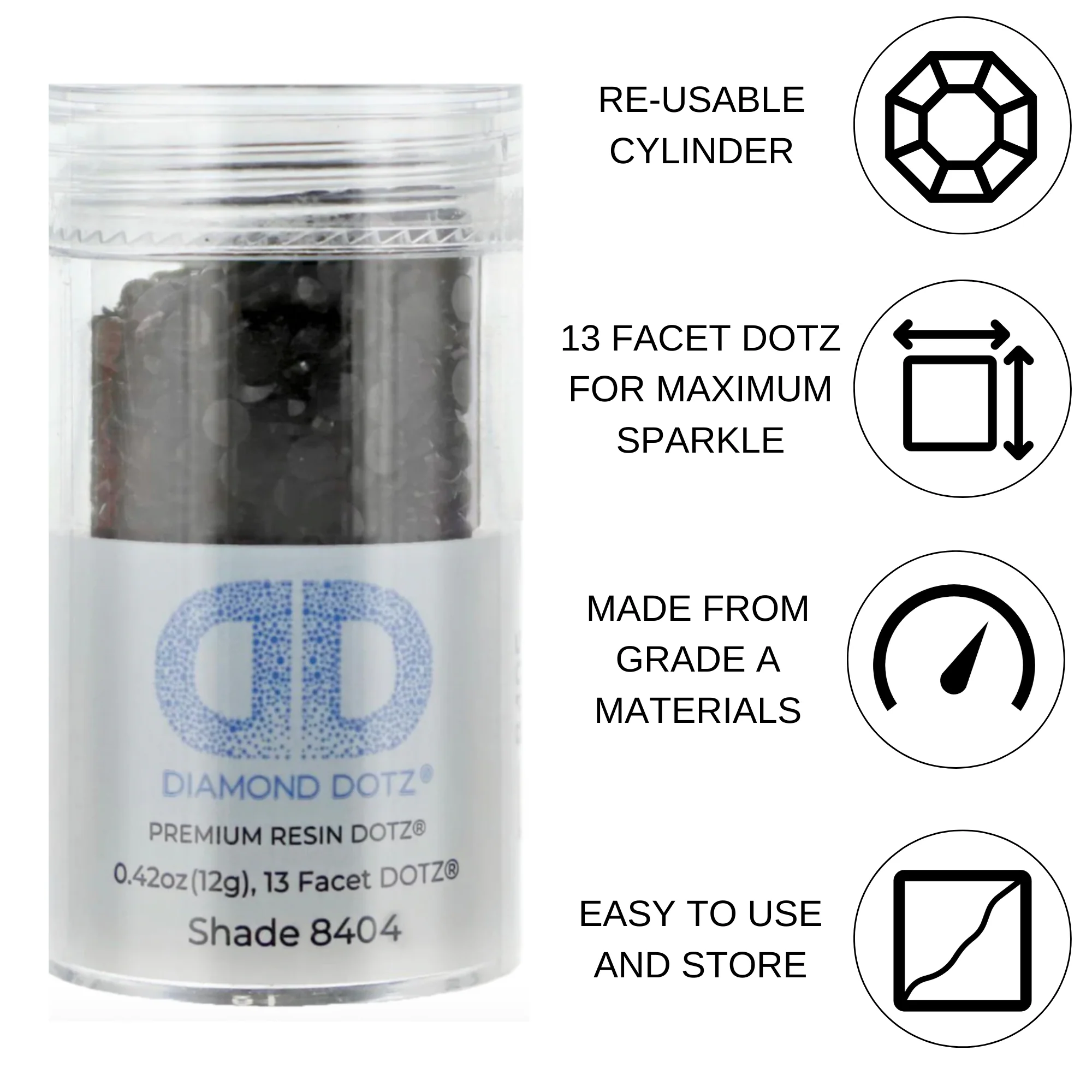 Diamond Dotz 2.8MM 12G DOTZ Cylinder - Purple Brown - Image 4
