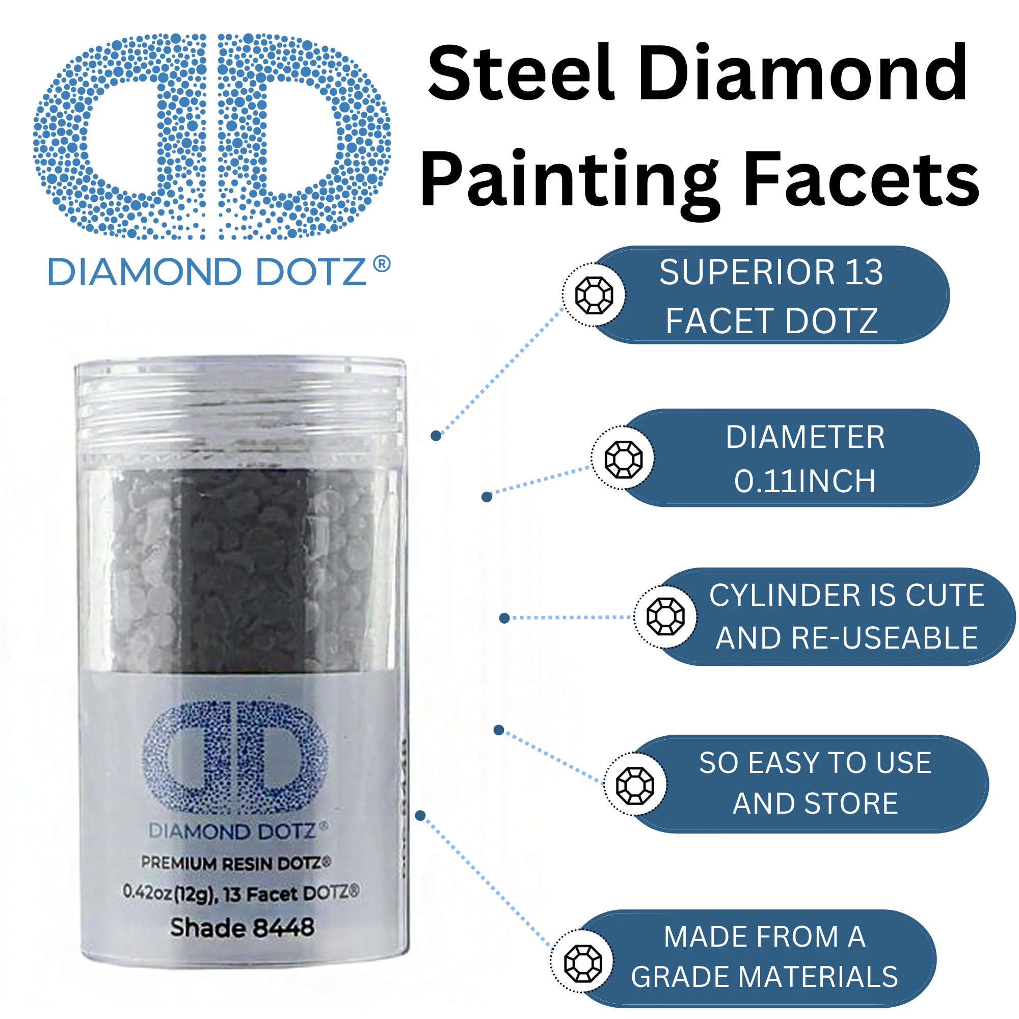 Diamond Dotz 2.8MM 12G DOTZ Cylinder - Steel - Image 5