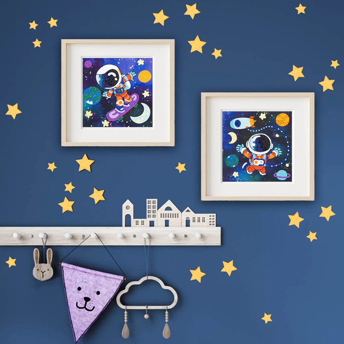 Diamond Dotz DOTZIES Fun in Space! Diamond Painting - 5.9" x 5.9" - Image 2
