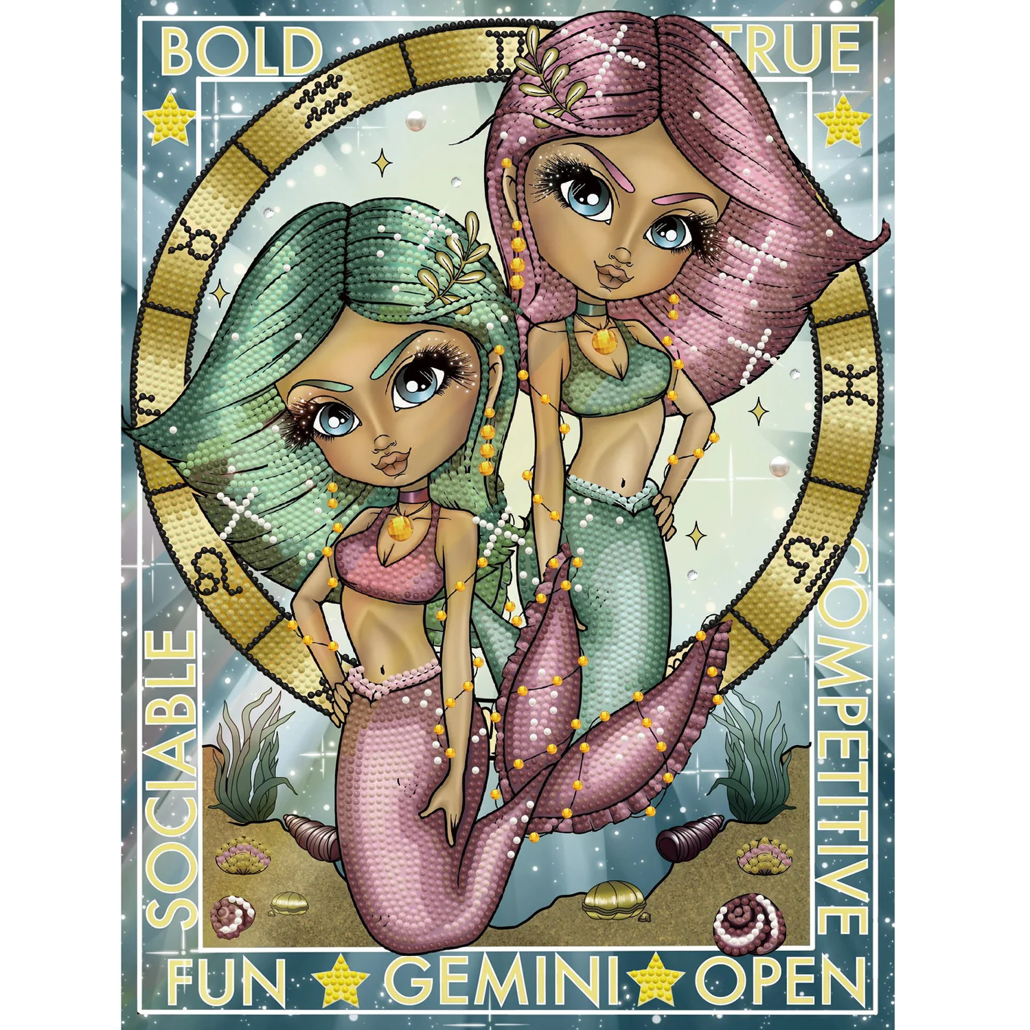 Diamond Dotz Gemini - 11.8" x 15.8" - Image 6