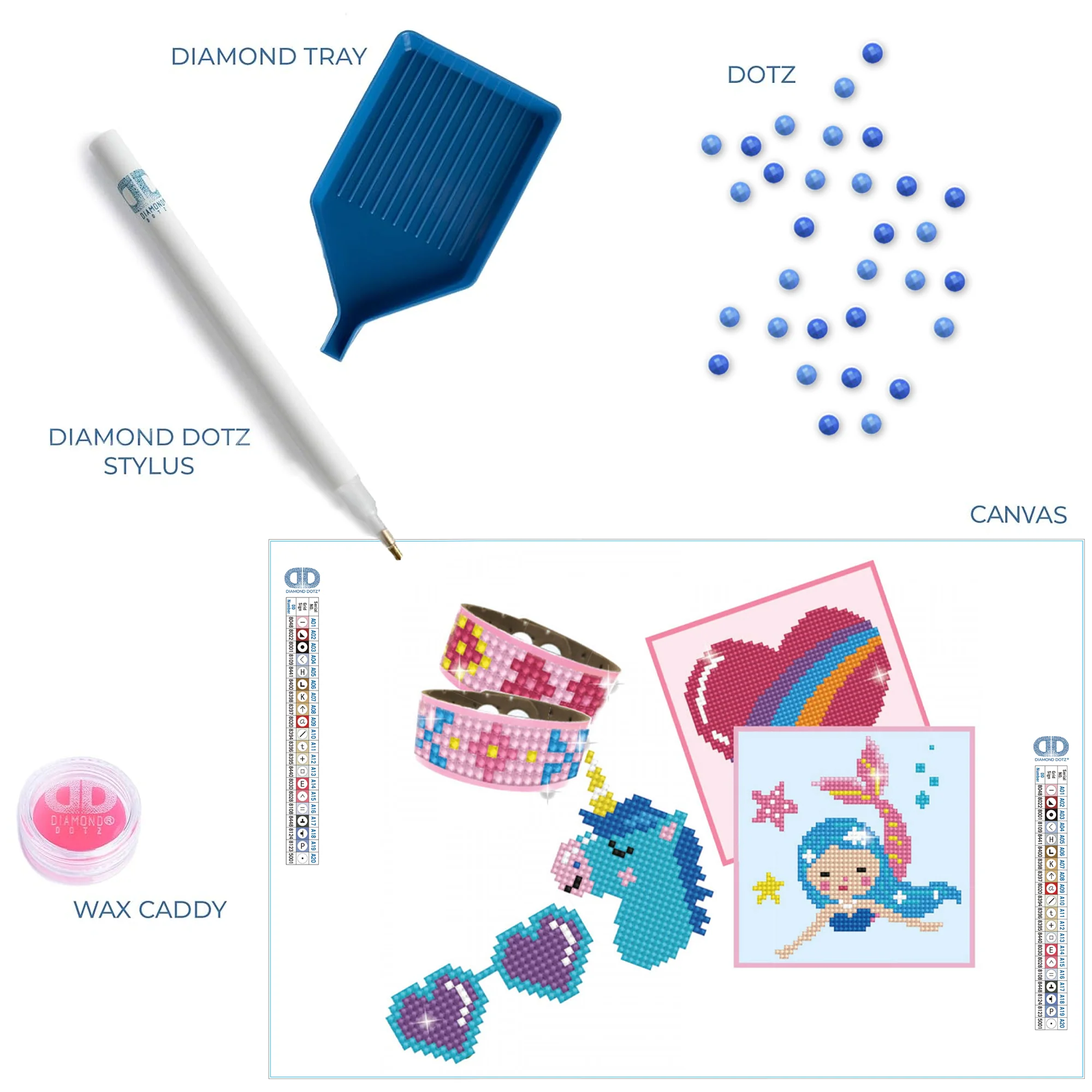 Diamond Dotz DOTZIES GIRL VARIETY KIT 6 projects Diamond Painting - Image 6