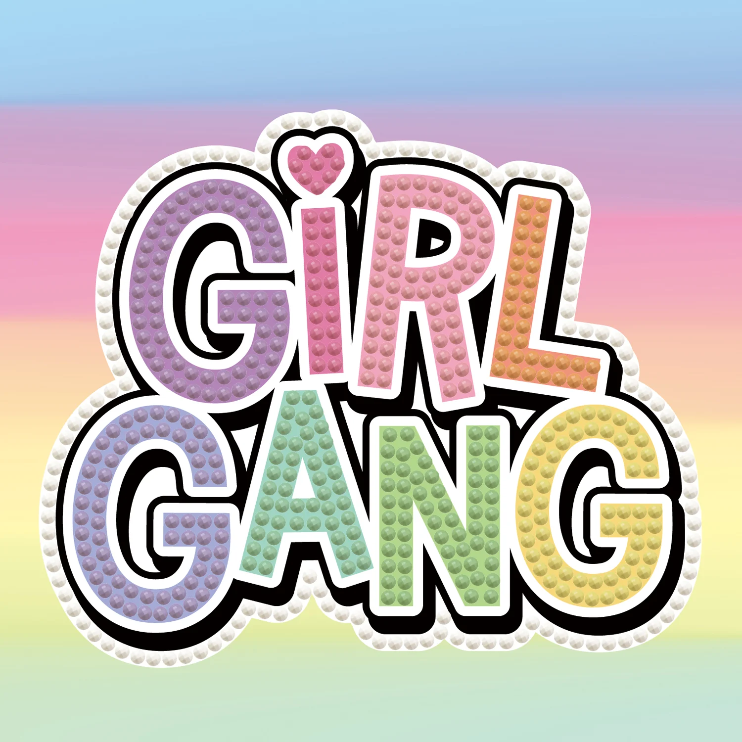 Diamond Dotz DOTZIES GIRL GANG Diamond Painting - 7.5" x 4.3" - Image 6