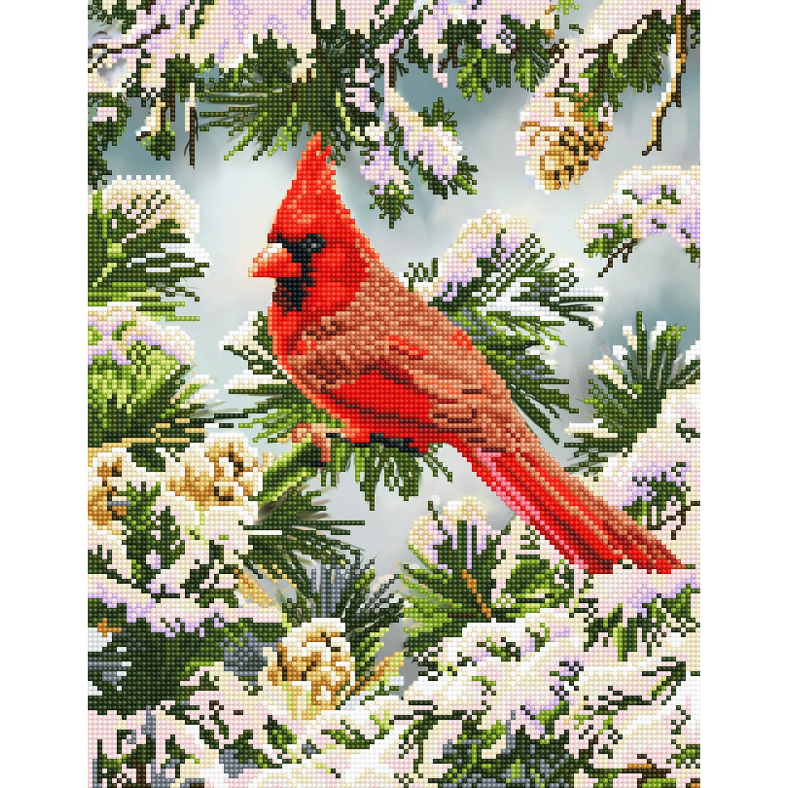 Diamond Dotz Good Fortune Cardinal - 14.0" x 17.9" - Image 5