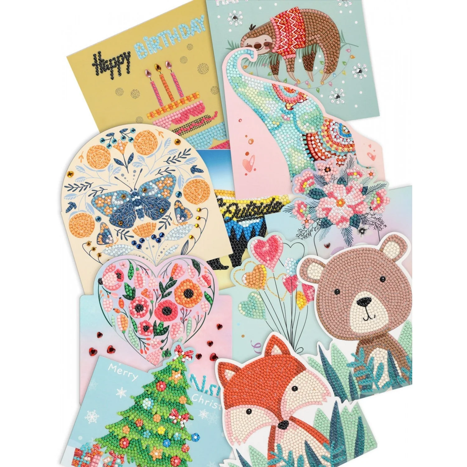 Diamond Dotz Greeting Cards Value Pack - 6.0" x 6.0" - Image 6