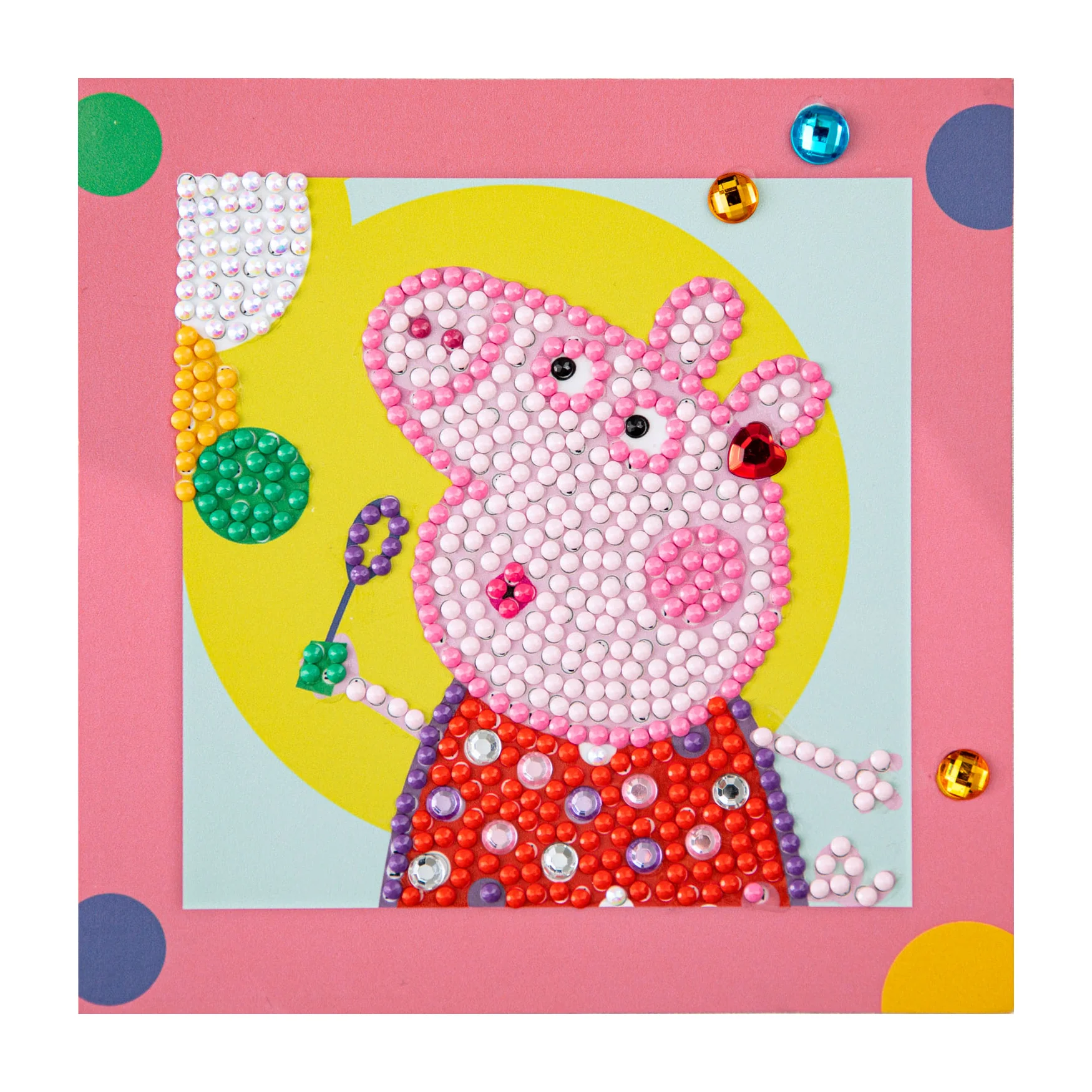 Diamond Dotz DOTZIES Peppa Pig Happy Days Diamond Painting - 5.1" x 5.1" - Image 6