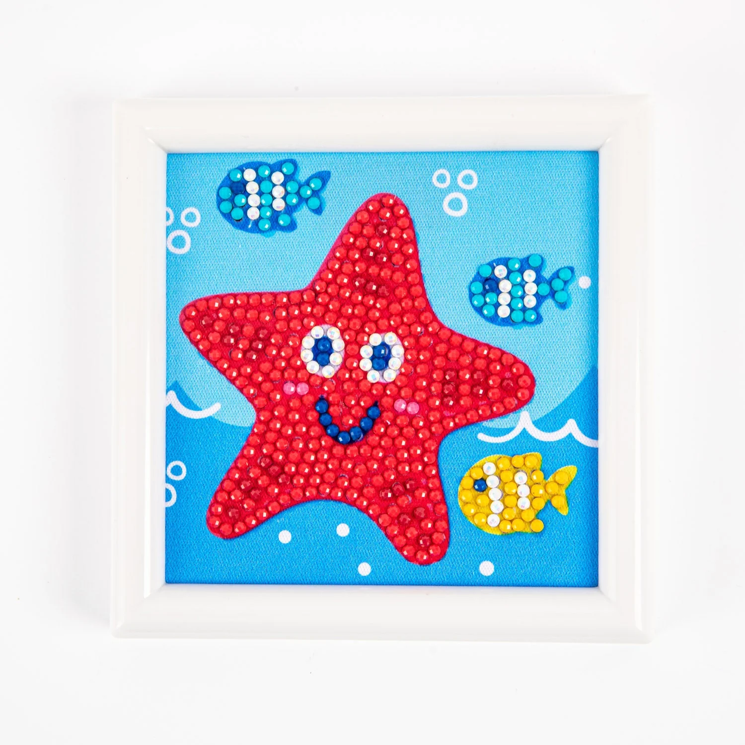 Diamond Dotz Happy Star Fish Framed Kit - 4.0" x 4.0" - Image 4