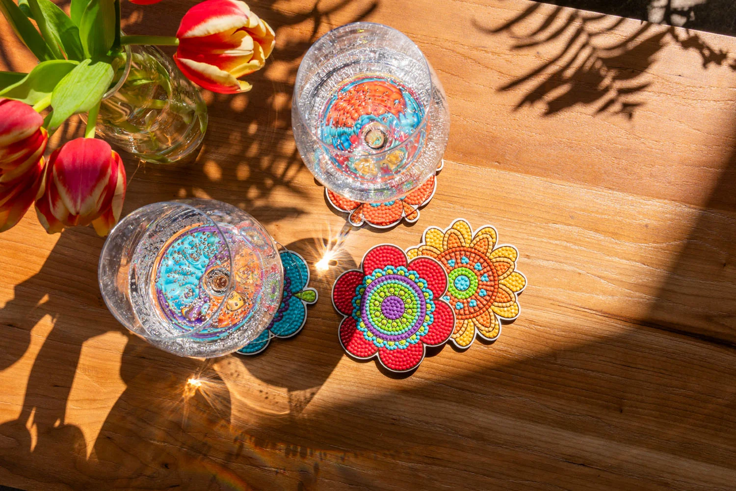 Hippy Brights Coasters - Image 4
