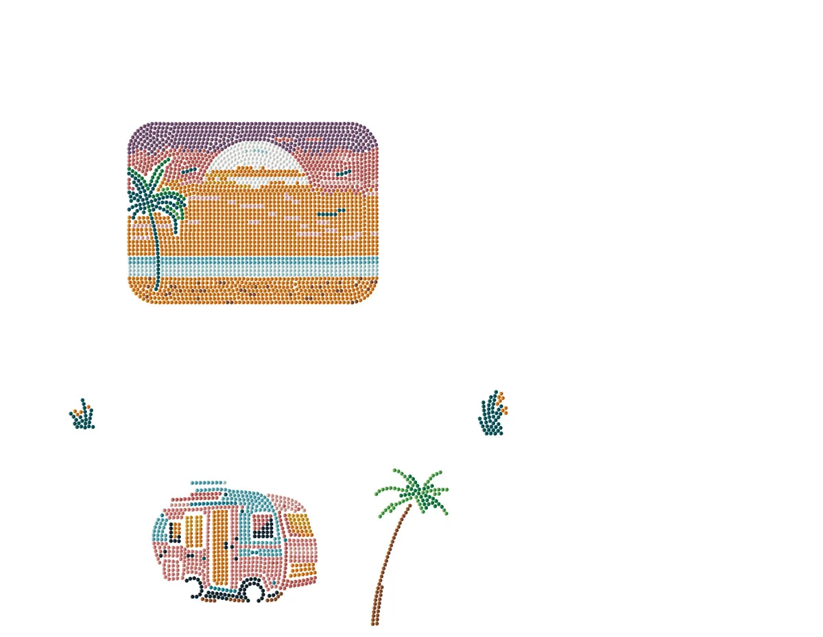 Holiday Caravan Shadow Box - Image 4