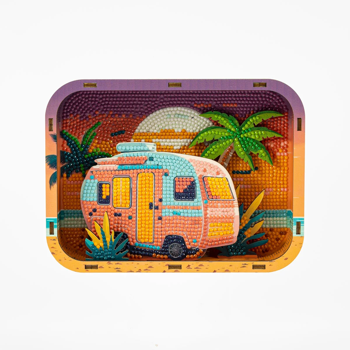 Holiday Caravan Shadow Box - Image 5