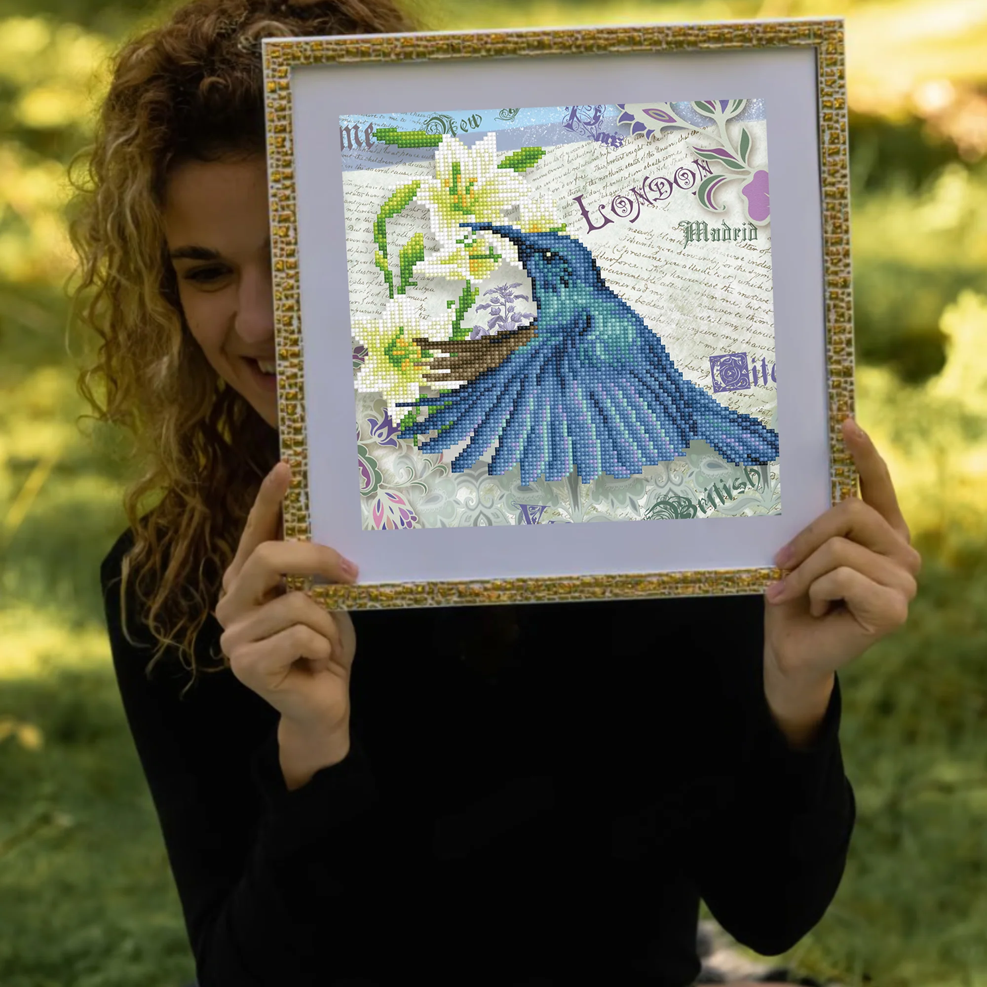 Diamond Dotz Hummingbird Travels - 11.8" x 11.8" - Image 3
