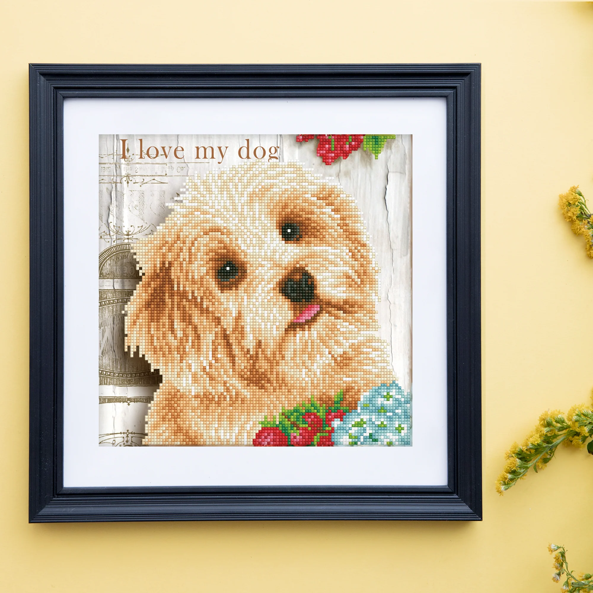 Diamond Dotz I Love My Dog - 12.0" x 12.0" - Image 5