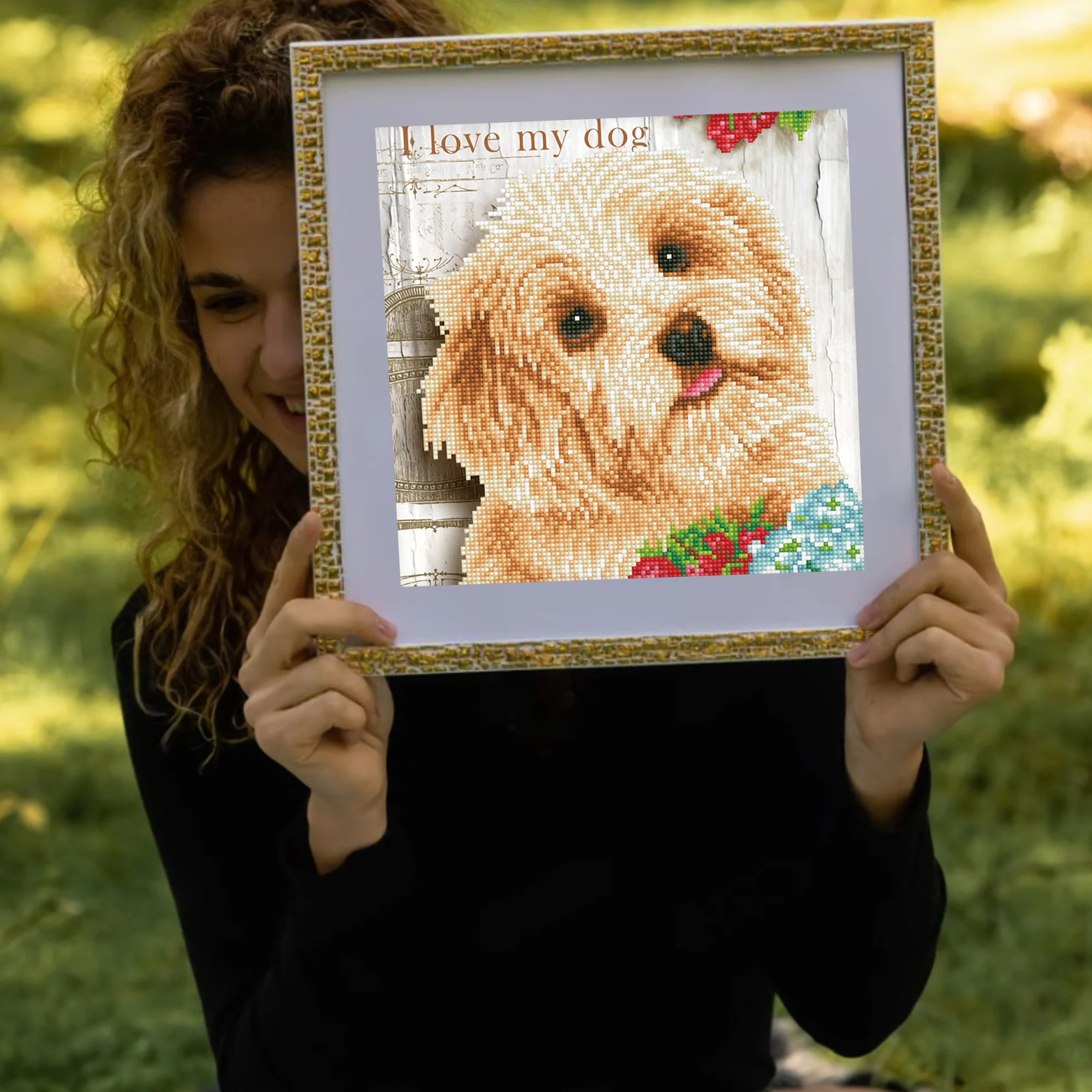Diamond Dotz I Love My Dog - 12.0" x 12.0" - Image 7