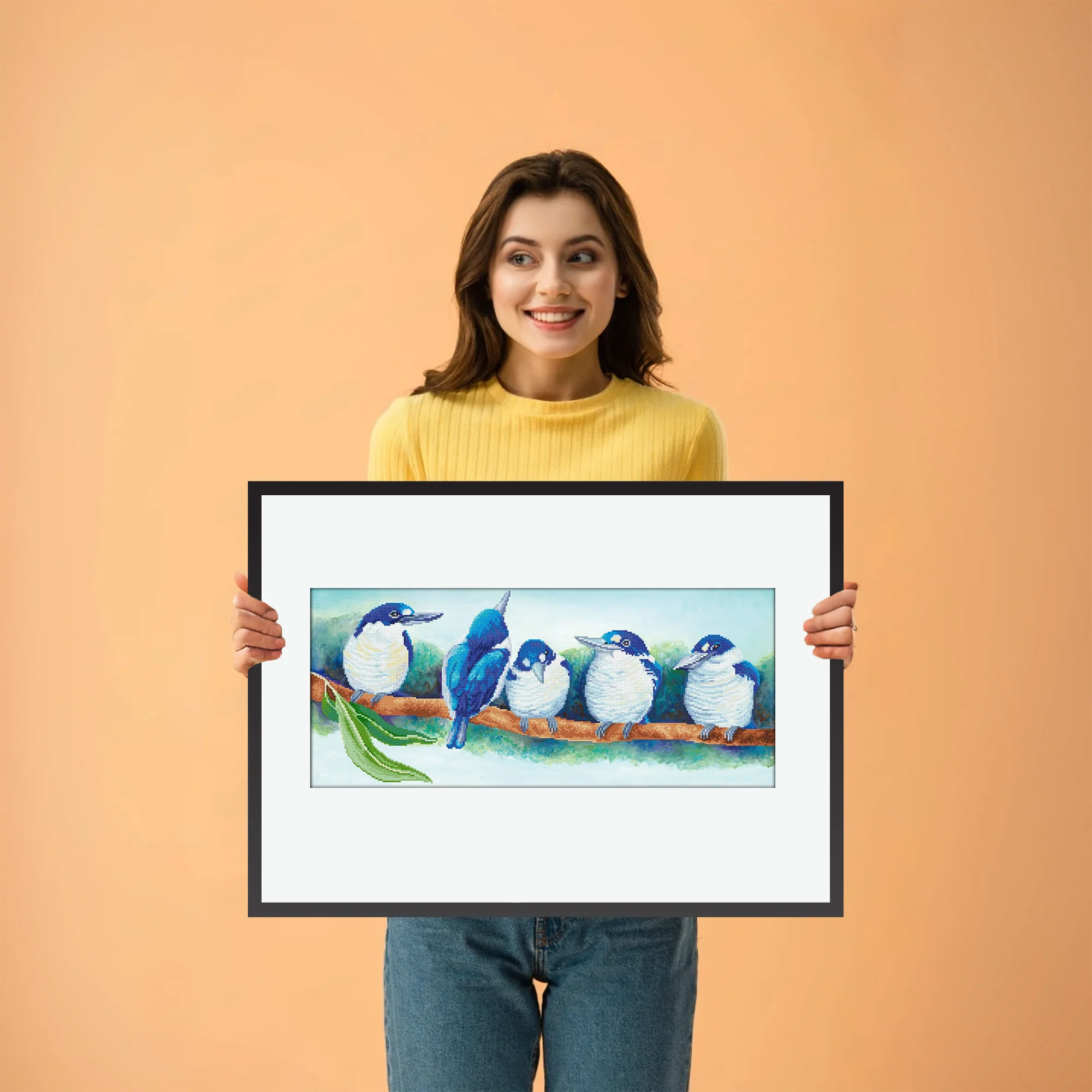 Diamond Dotz Kingfisher Politics - 34.3" x 14.6" - Image 3