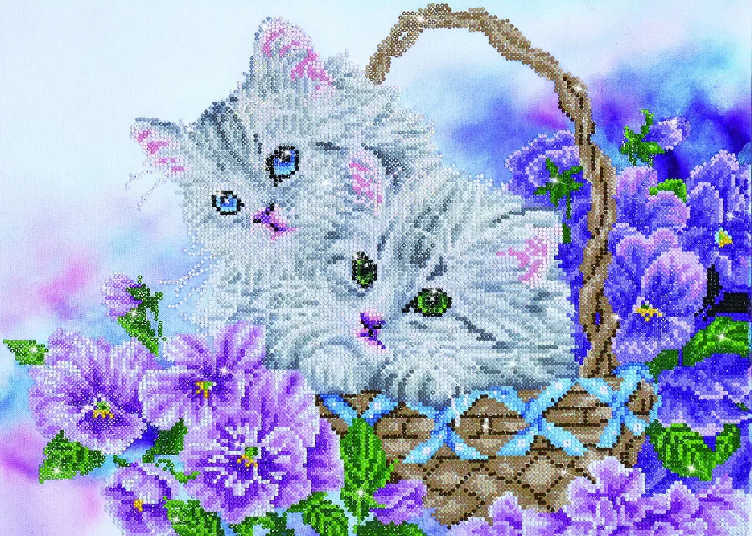 Diamond Dotz Kitty Basket - 20.5" x 15.0" - Image 4