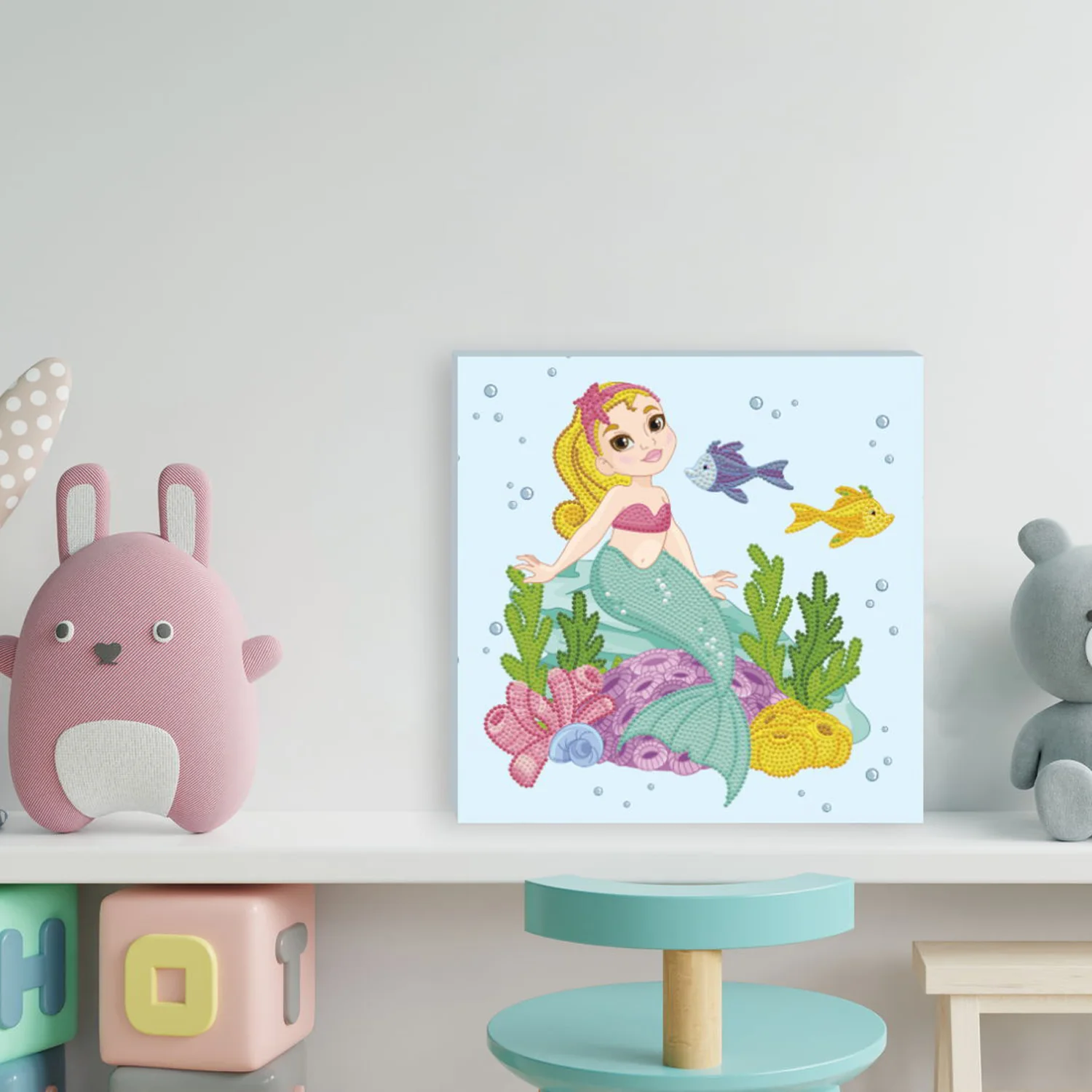 Diamond Dotz Decorative Box Little Mermaid - 11.0" x 11.0" - Image 4