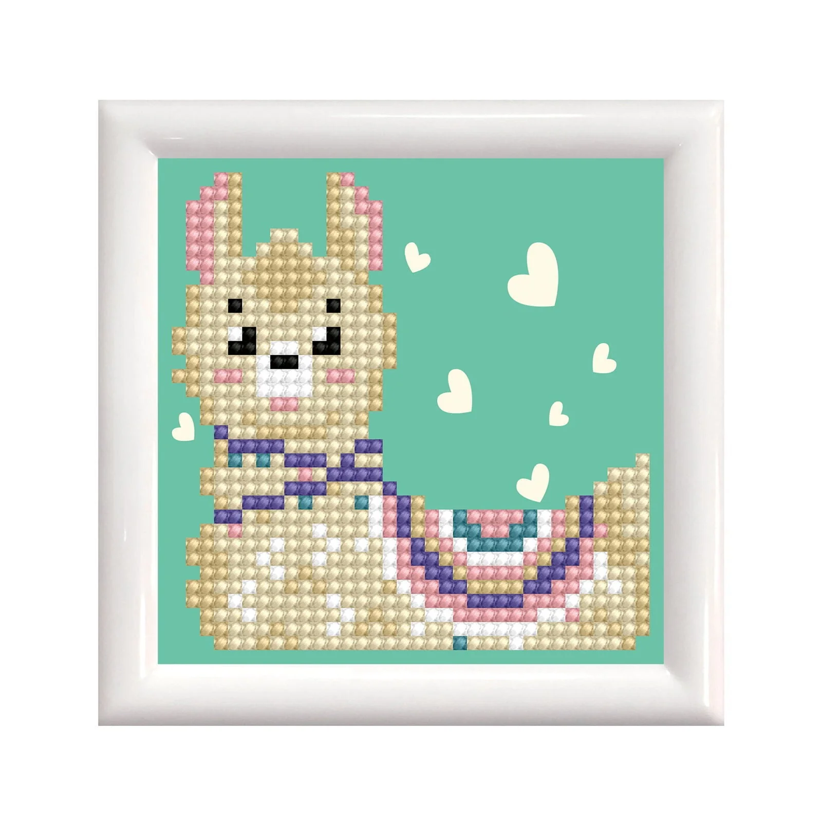 Diamond Dotz Llama Heart - 4.0" x 4.0"