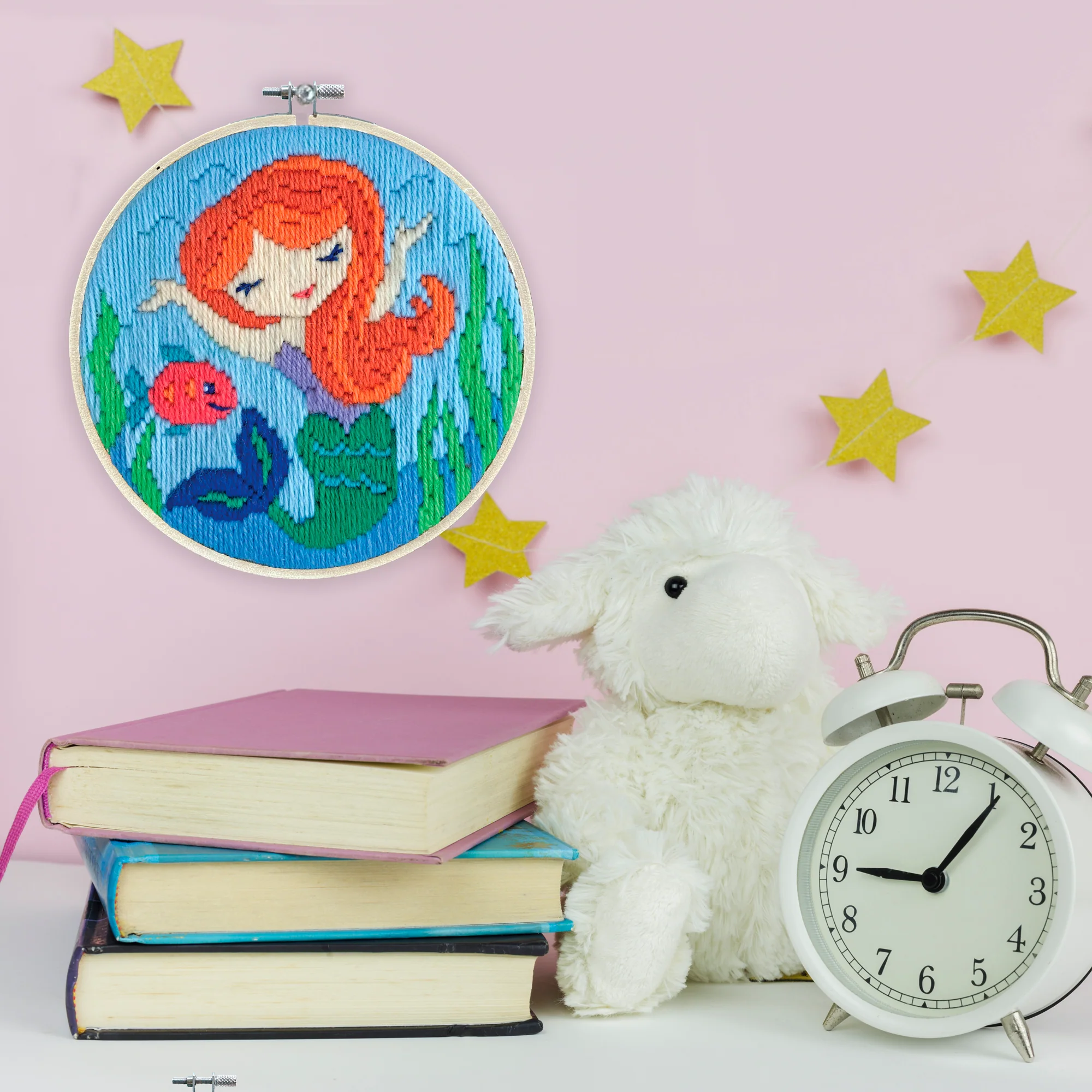 Diamond Dotz Long Stitch Cross Stitch Mermaid Song - 6.0" - Image 4