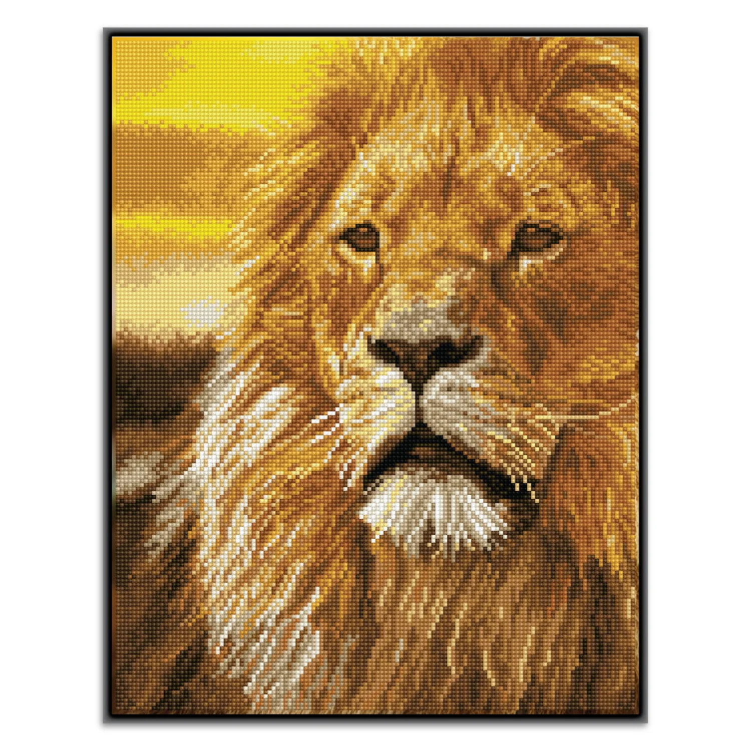 Diamond Dotz Lord of the Serengeti Pre-Framed Kit - 13.8" x 17.7" - Image 2