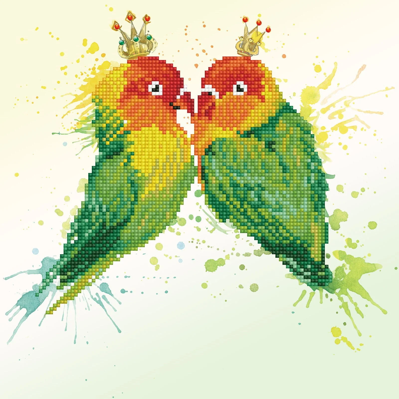 Diamond Dotz Love Birds - 12.6" x 12.6" - Image 4