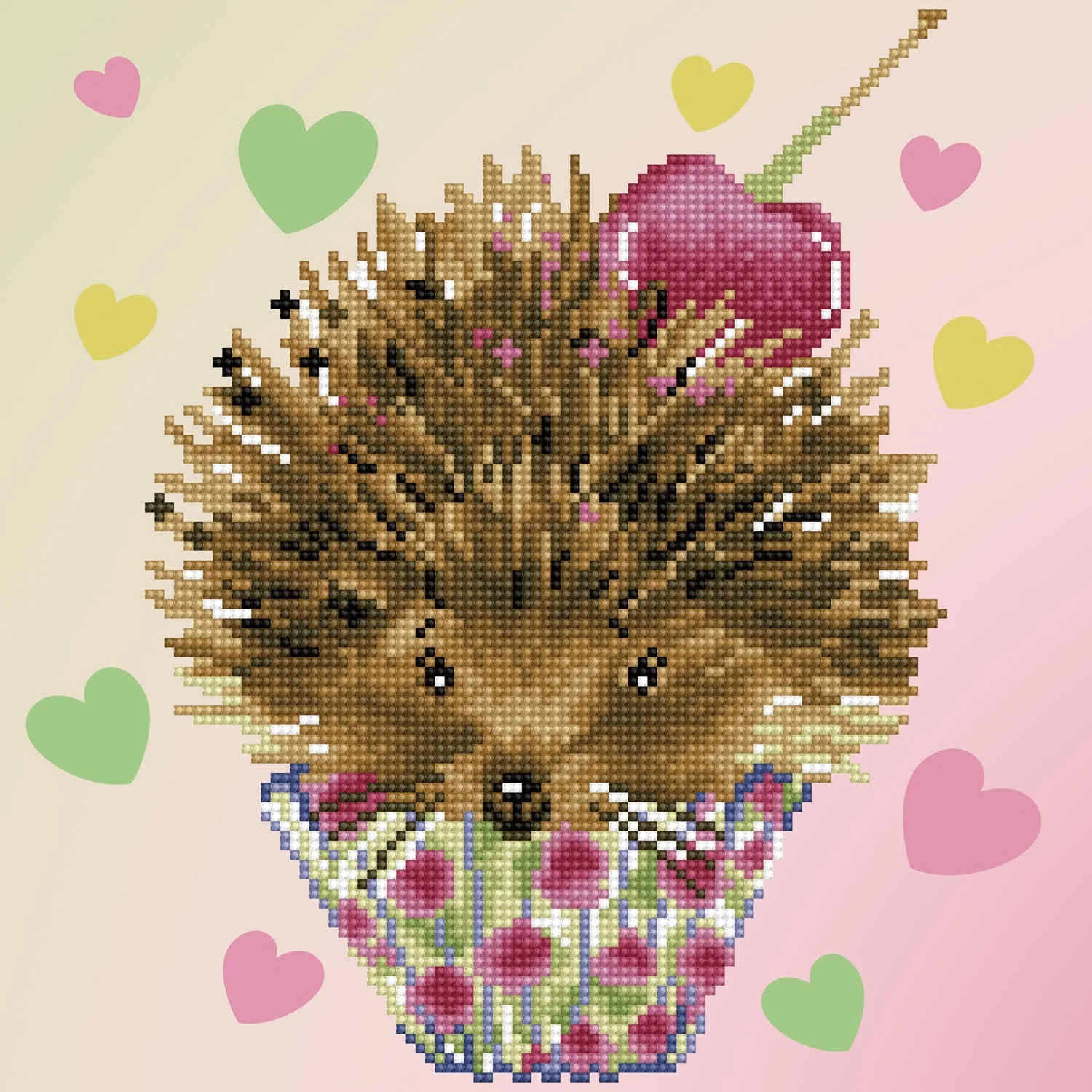 Diamond Dotz Love Prickles - 12.6" x 12.6"