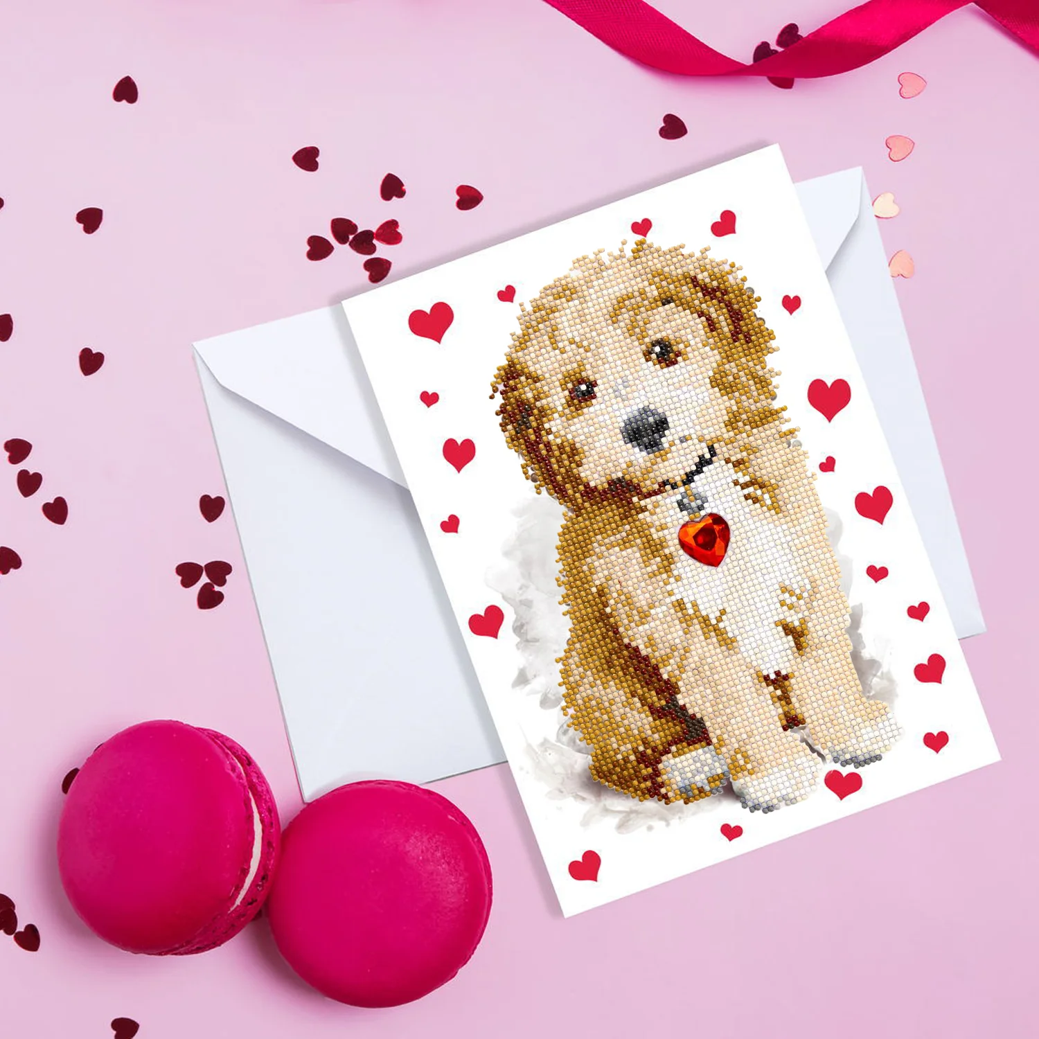 Diamond Dotz Lovely Boy Greeting Card - 5.0" x 7.0" - Image 7