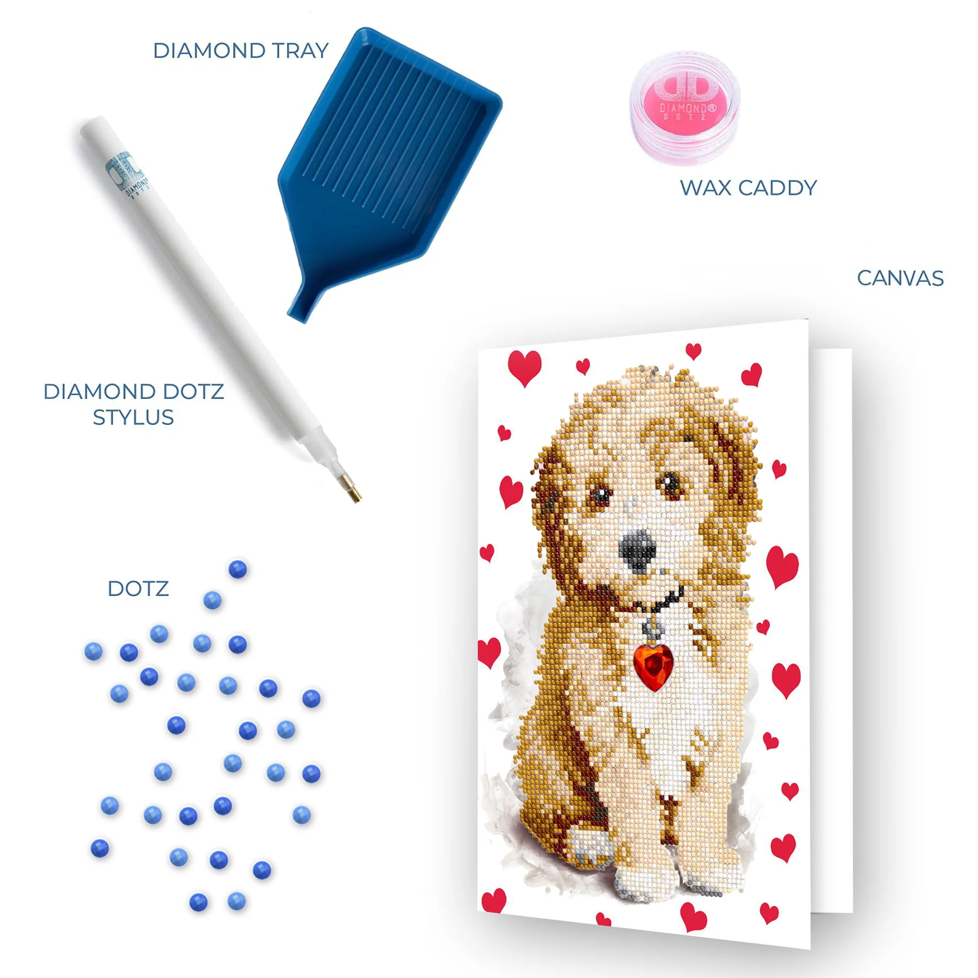 Diamond Dotz Lovely Boy Greeting Card - 5.0" x 7.0" - Image 8