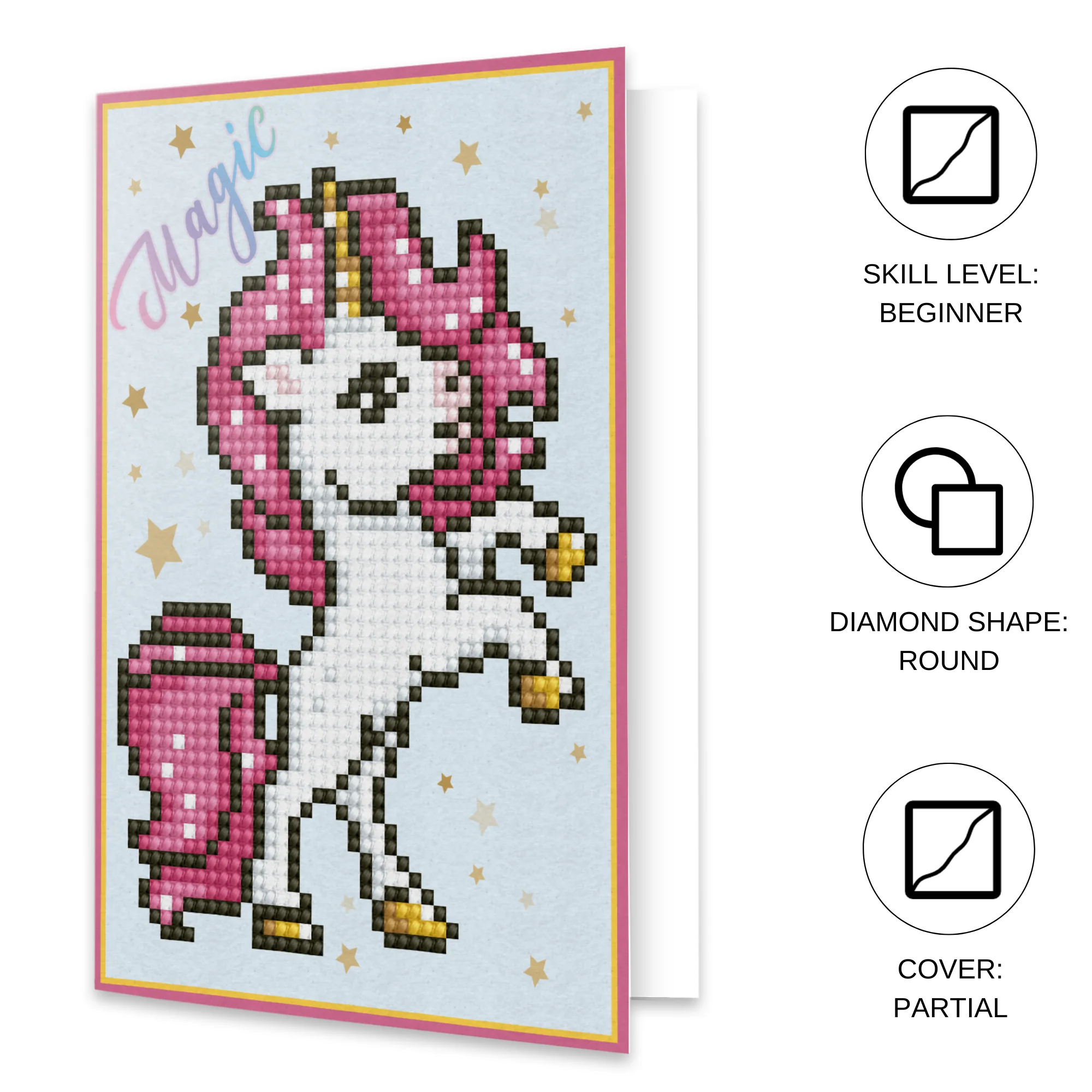 Diamond Dotz Magic Greeting Card - 5.0" x 7.0" - Image 6