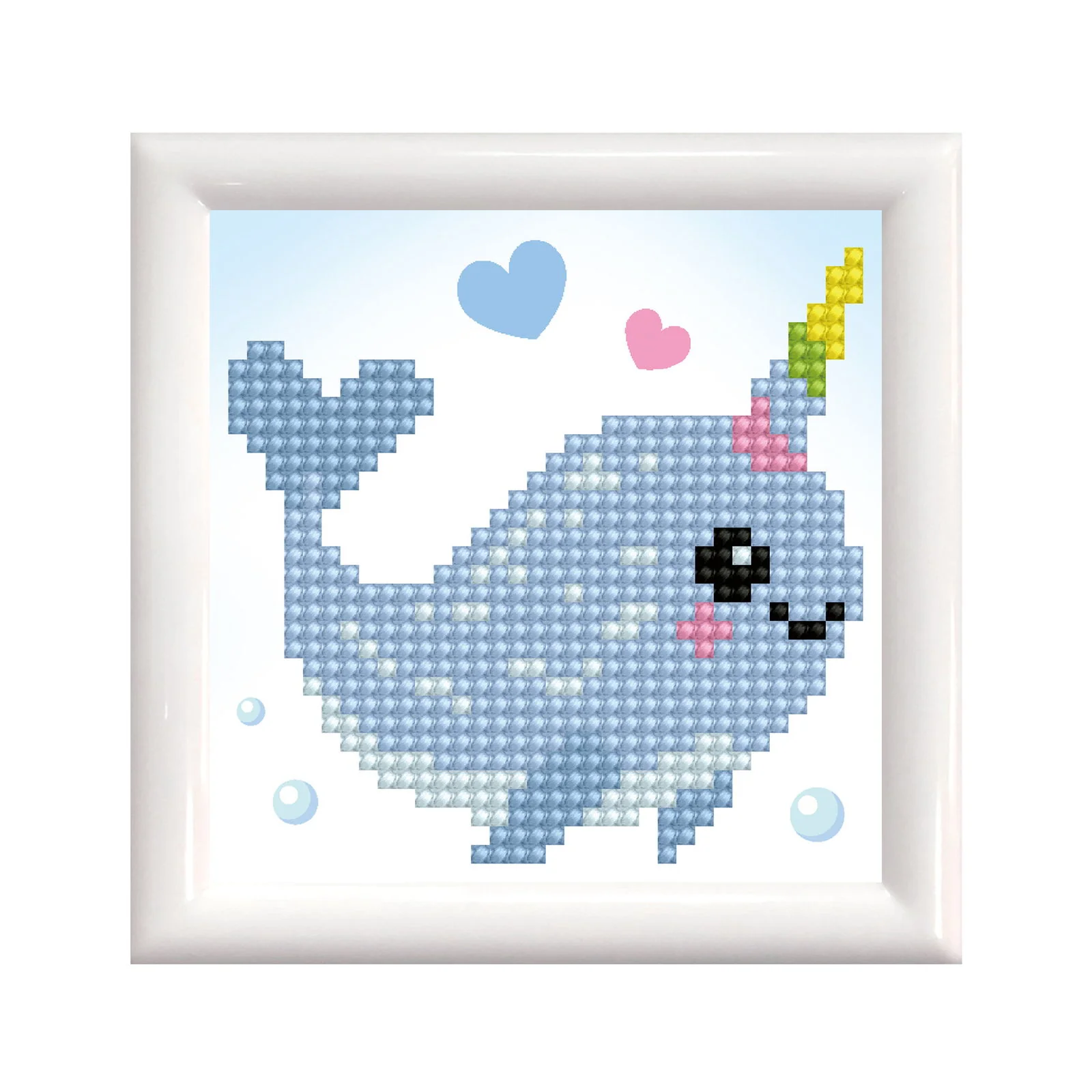 Diamond Dotz Magic Narwhal - 4.0" x 4.0" - Image 4