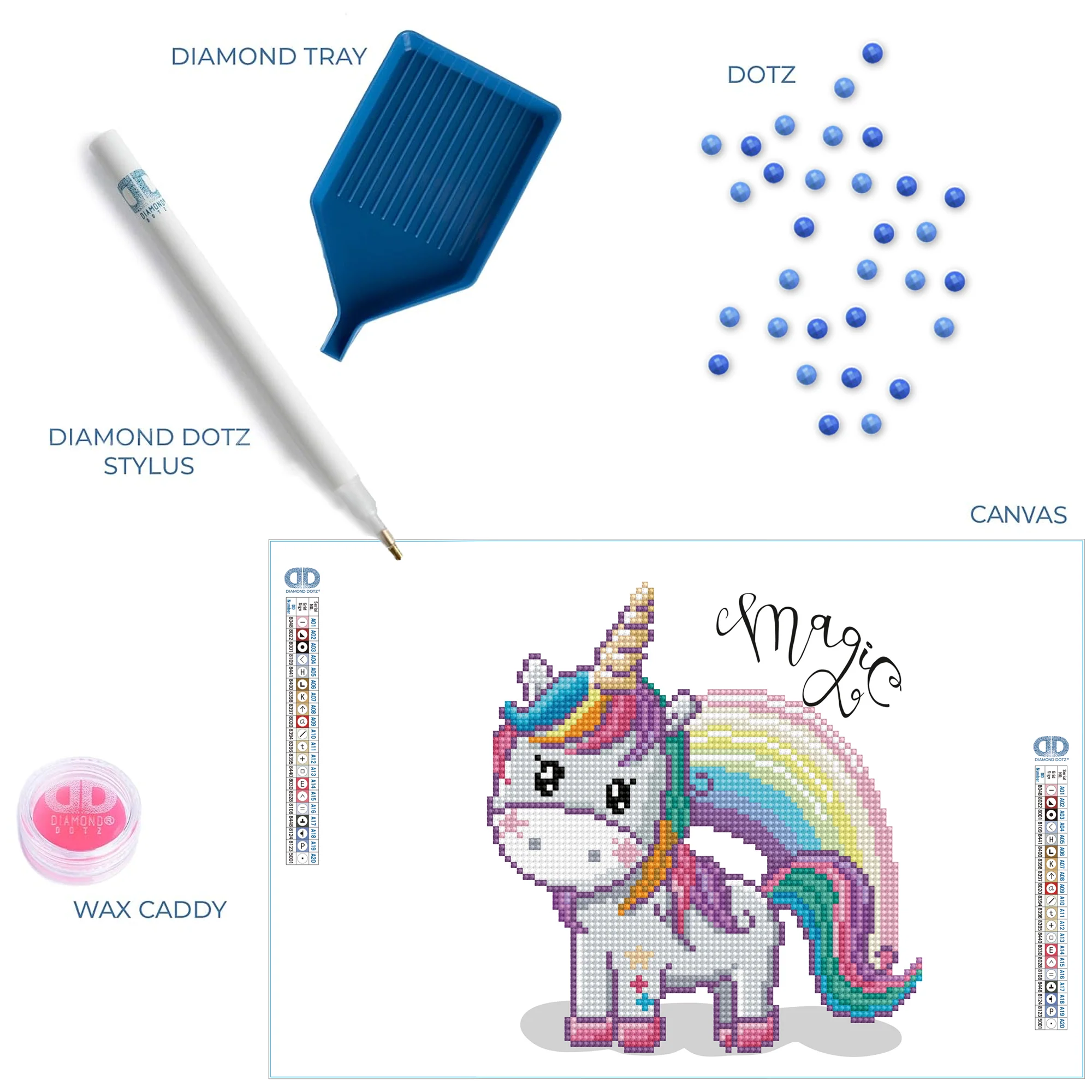 Diamond Dotz Magic Rainbow - 9.1" x 9.1" - Image 6