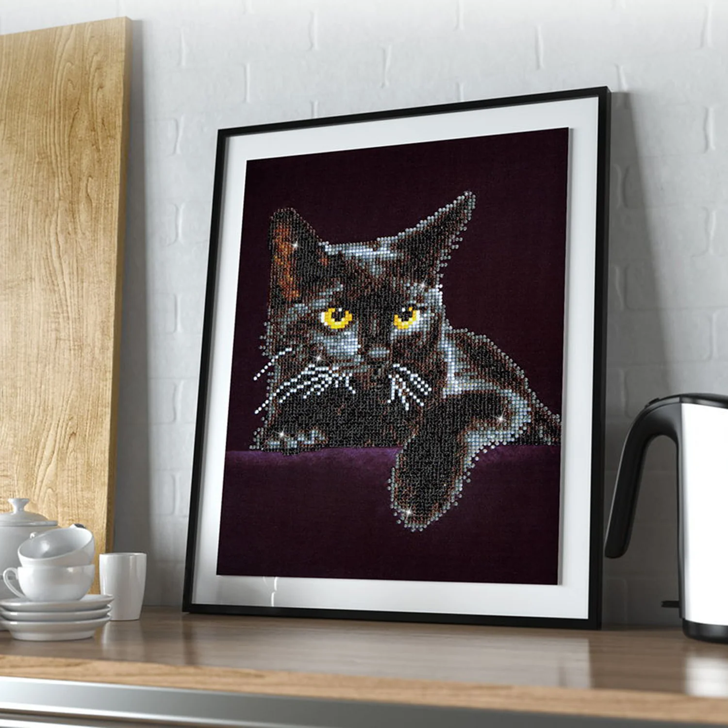 Diamond Dotz Midnight Cat - 11.0" x 14.0" - Image 4