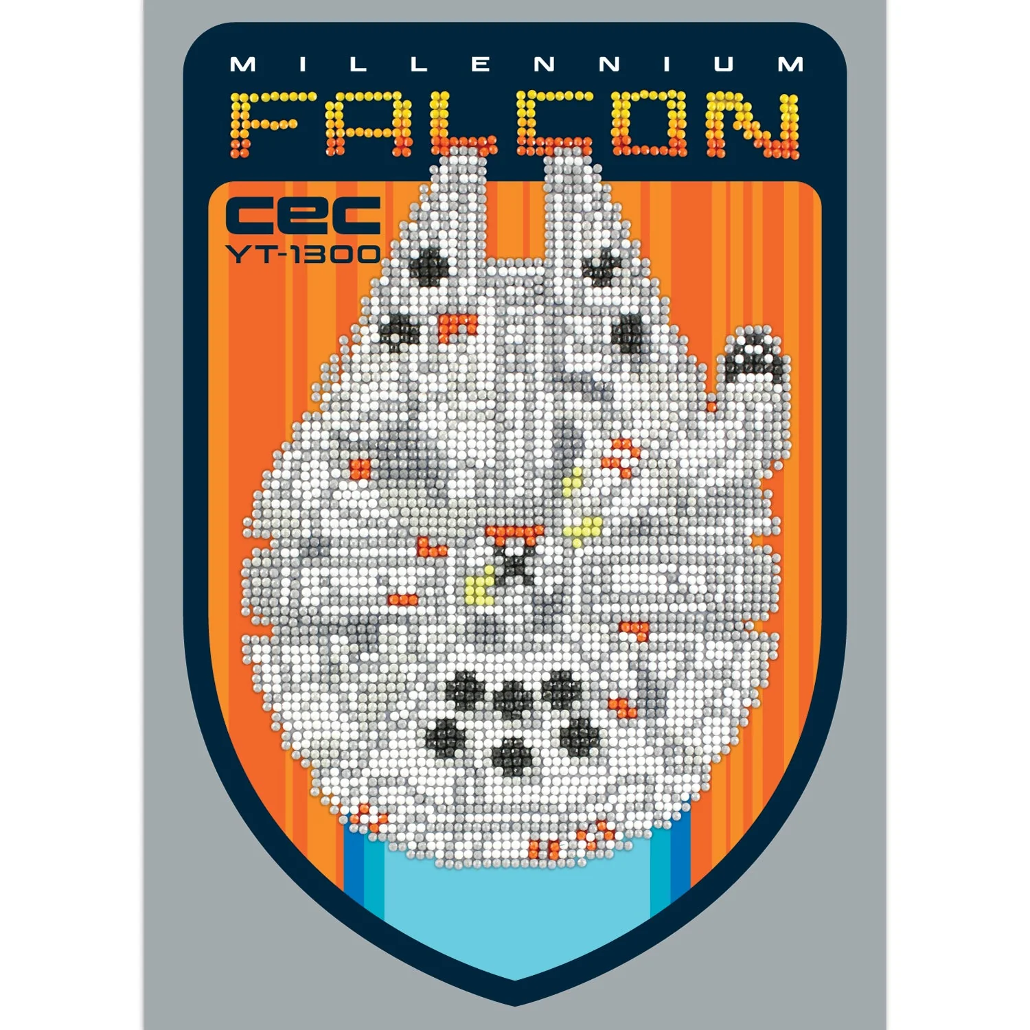 Diamond Dotz Millennium Falcon CEC YT-1300 - 12.2" x 8.7"