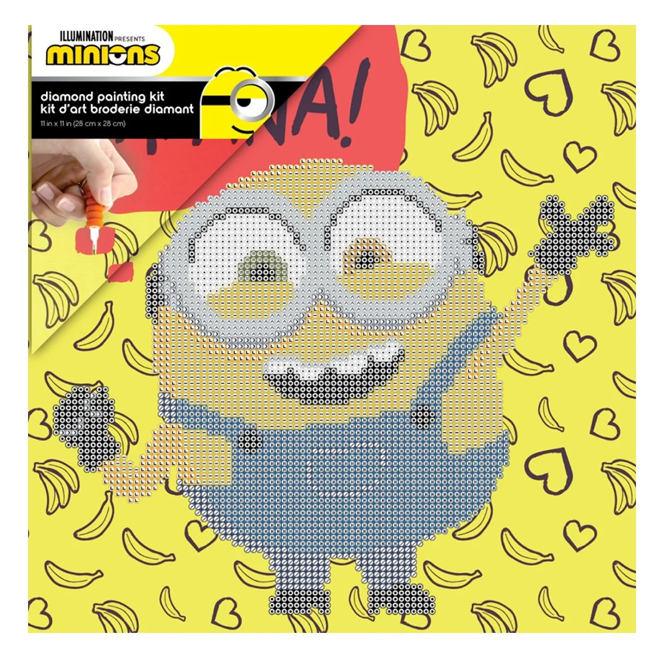 Diamond Dotz Minion Banana! - 11.0" x 11.0" - Image 6