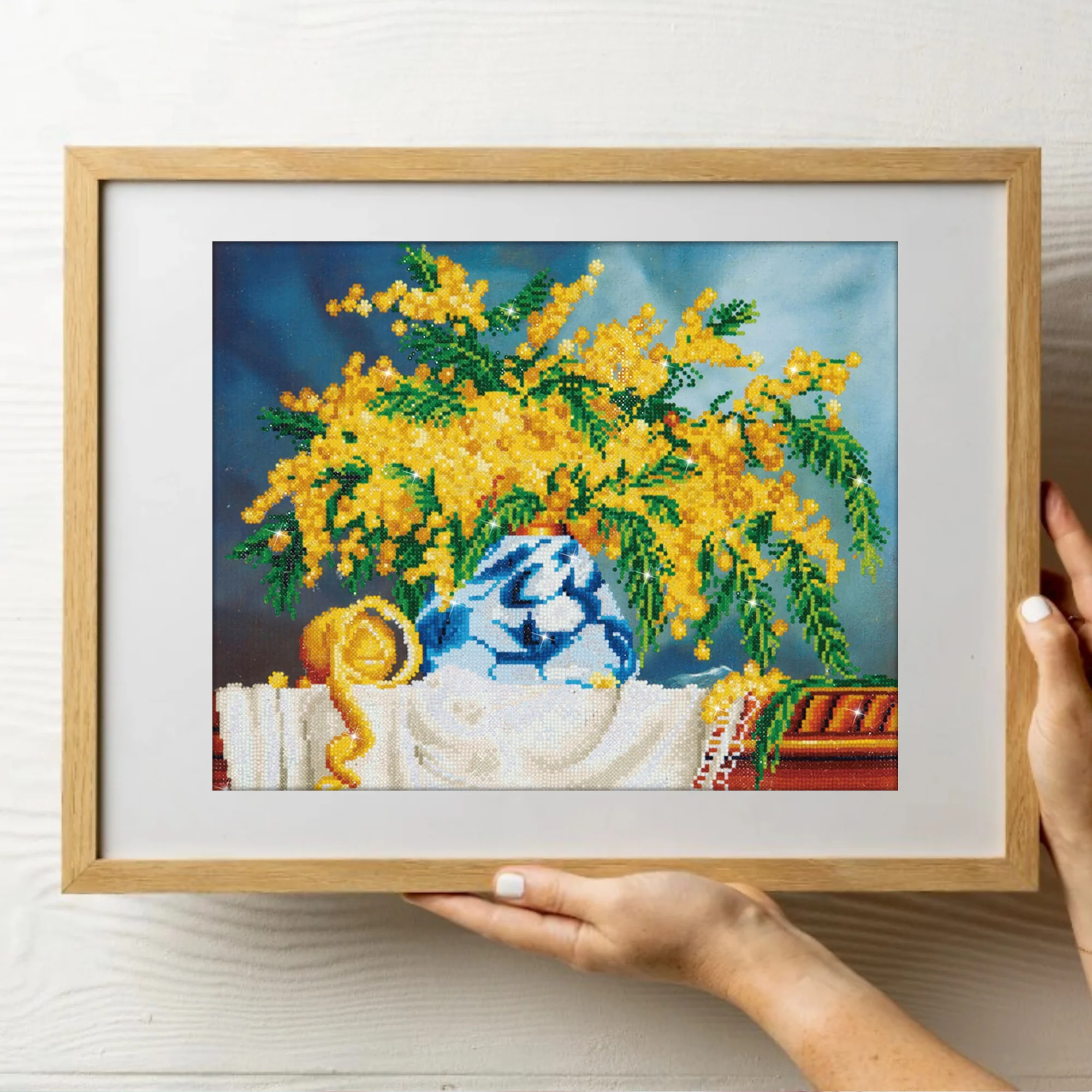 Diamond Dotz Native Wattle - 20.0" x 16.0" - Image 3